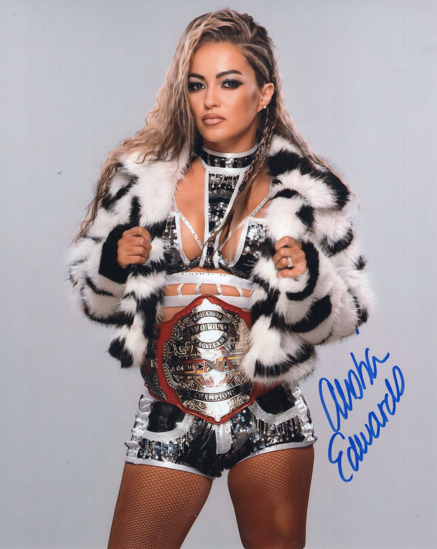 Alisha Edwards (8x10) WWE NXT TNA System photo signed auto autographed