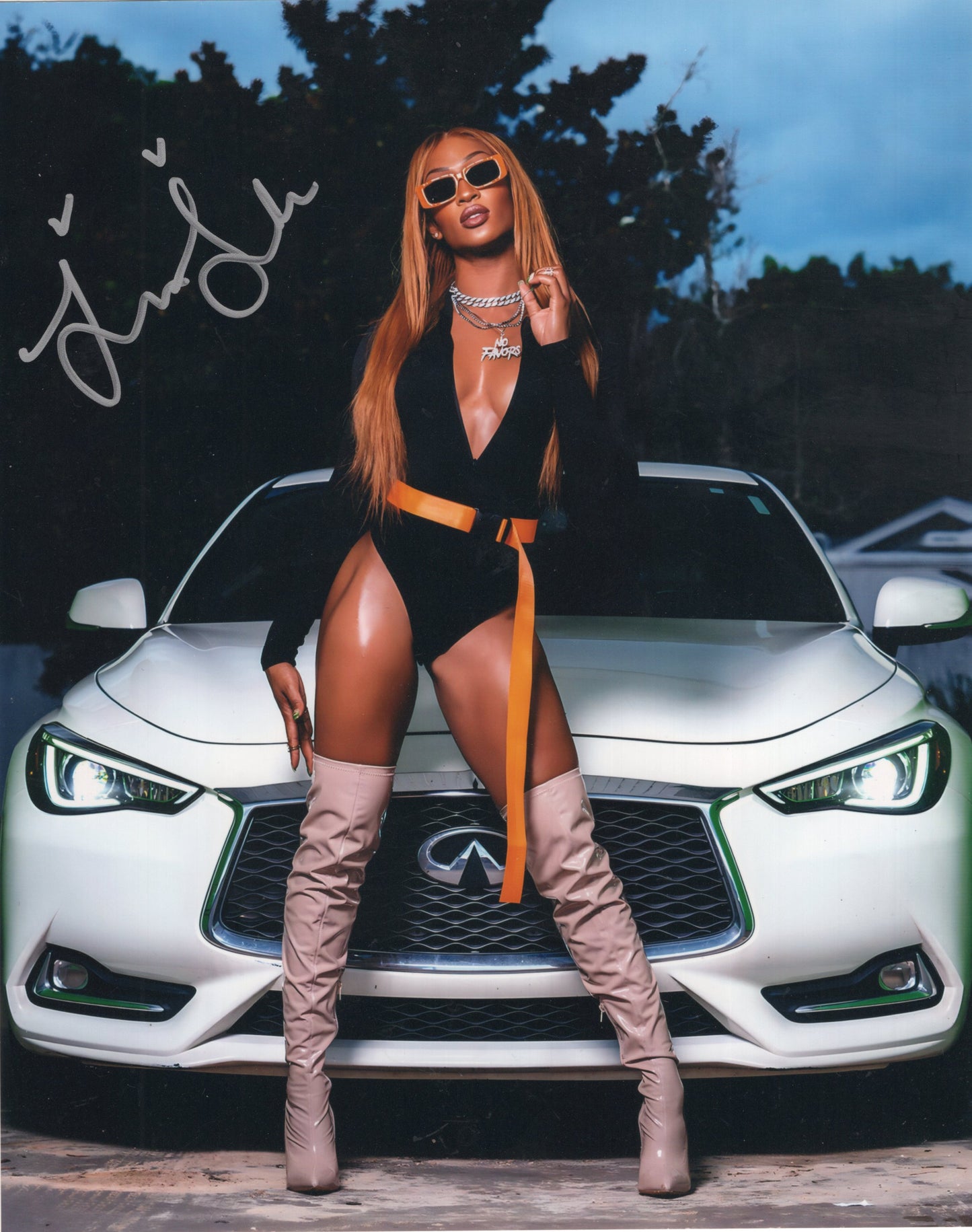 Jakara Jackson Mara Sade 8x10 photo TNA NXT WWE signed autographed