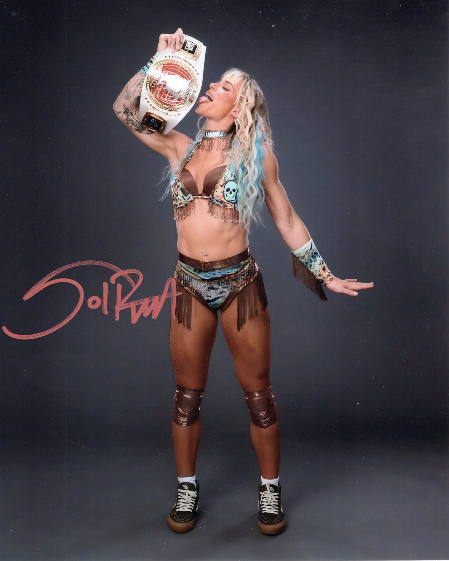 Sol Ruca (8x10) WWE NXT SEXY photo signed auto autographed