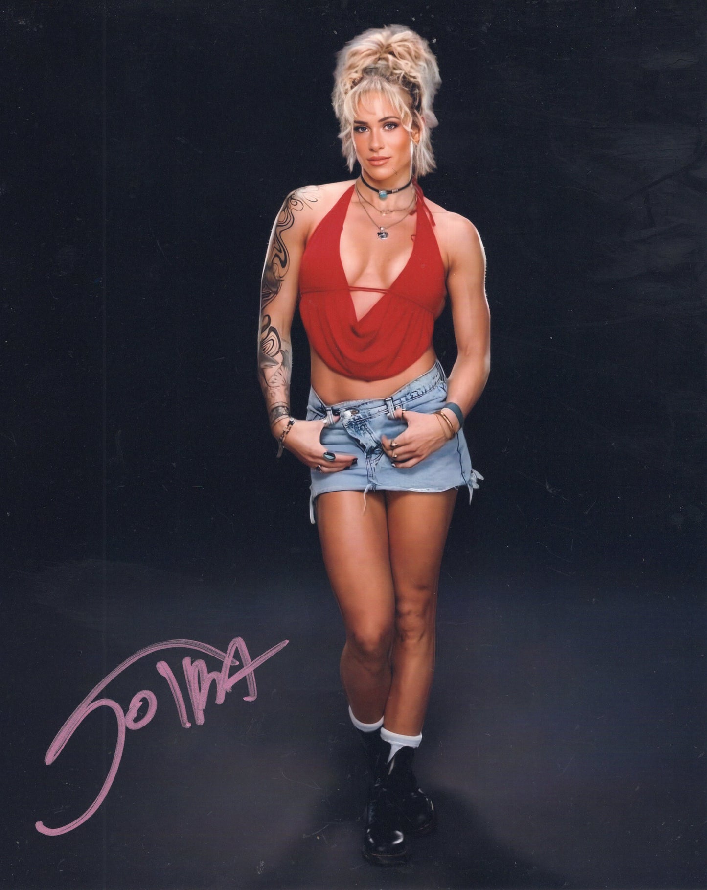 Sol Ruca (8x10) WWE NXT SEXY photo signed auto autographed