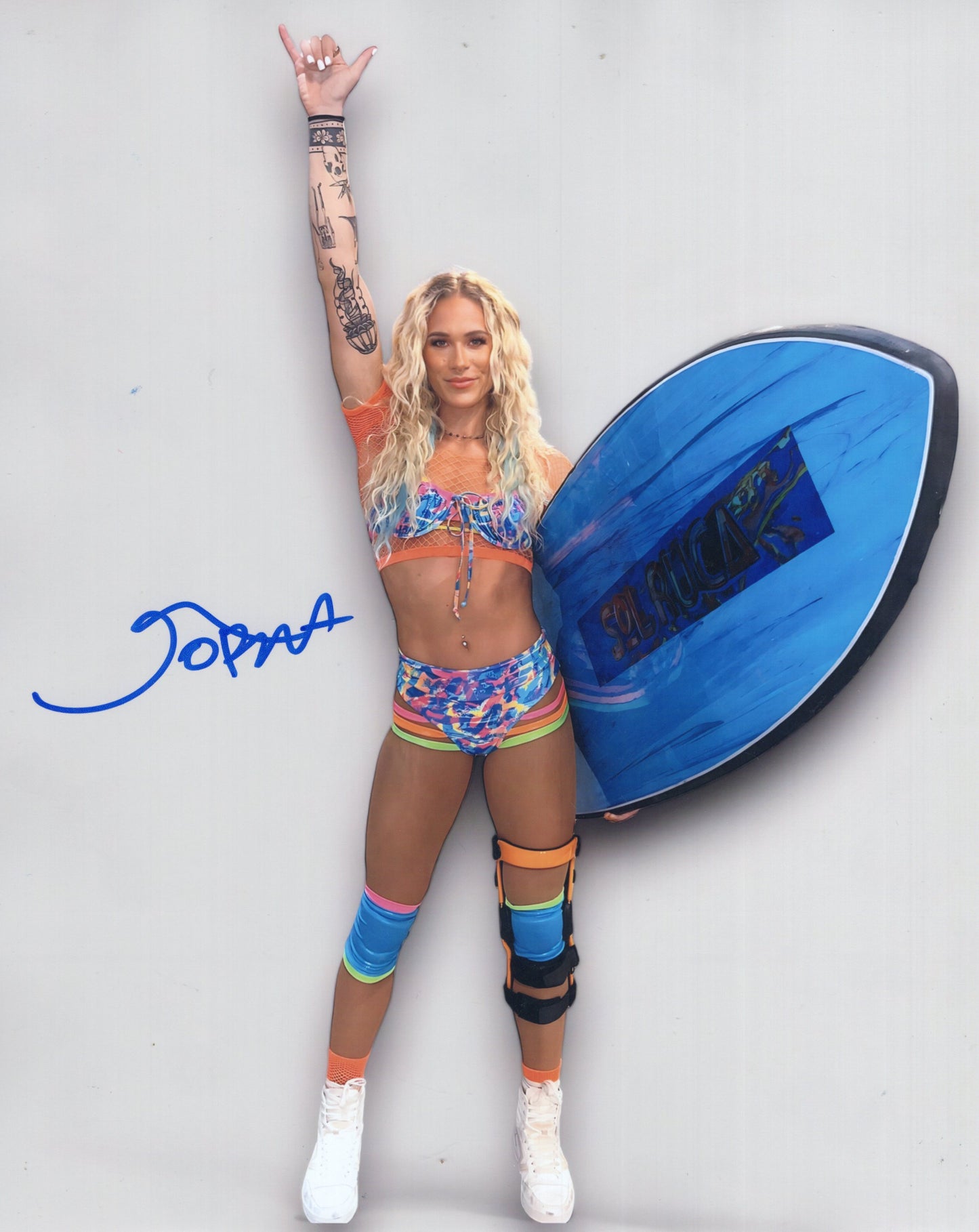 Sol Ruca (8x10) WWE NXT SEXY photo signed auto autographed