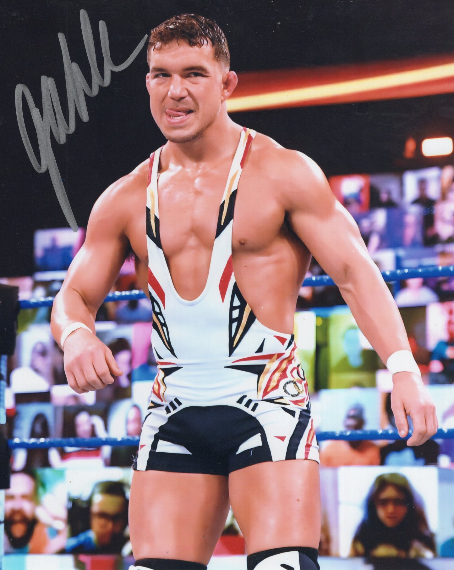 Chad Gable 8x10 AEW NXT TNA WWE signed autographed photo