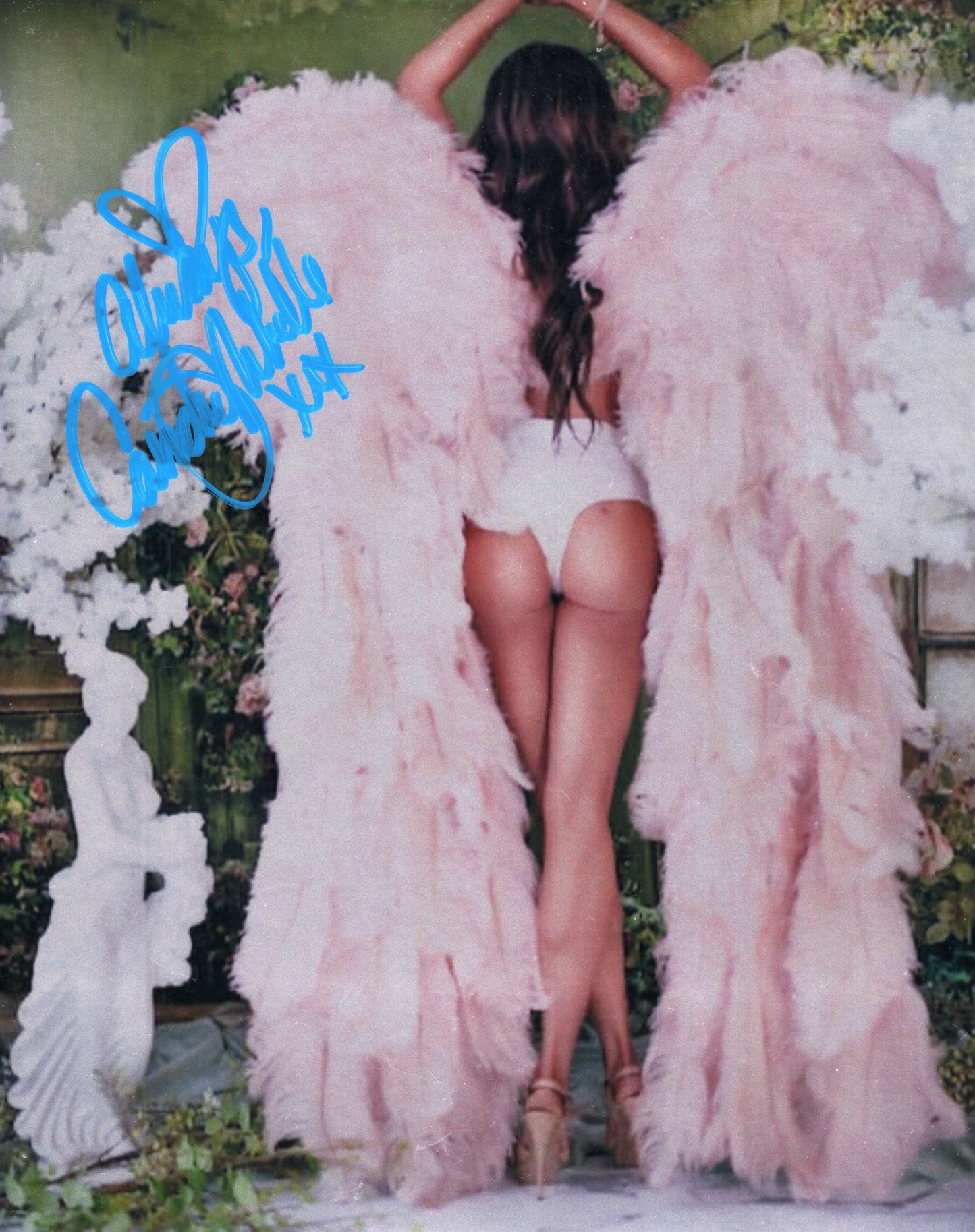 Candice Michelle (METALLIC 8x10) photo WWE WWF photo signed auto autographed