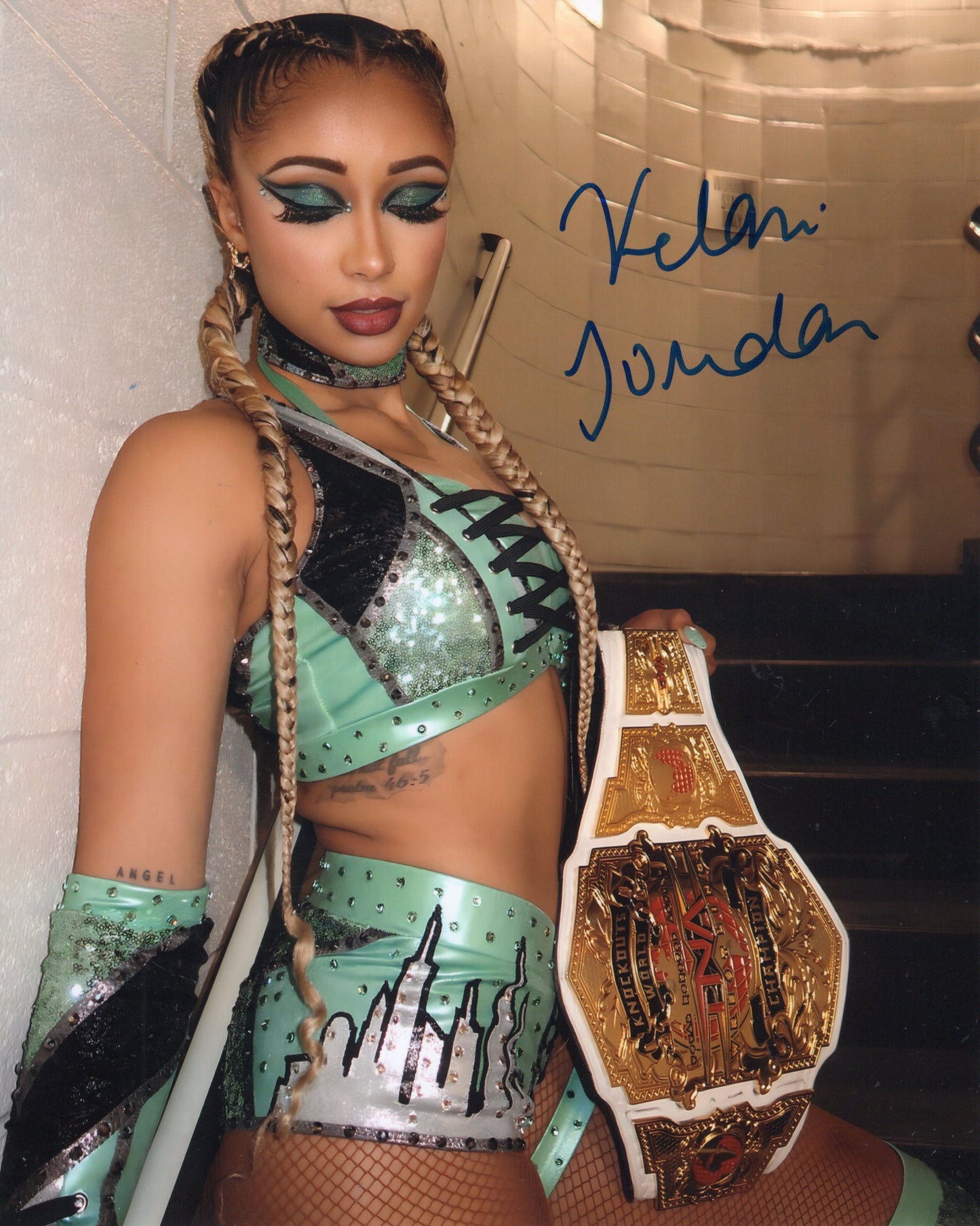 Kelani Jordan (8x10) WWE NXT SEXY photo signed auto autographed