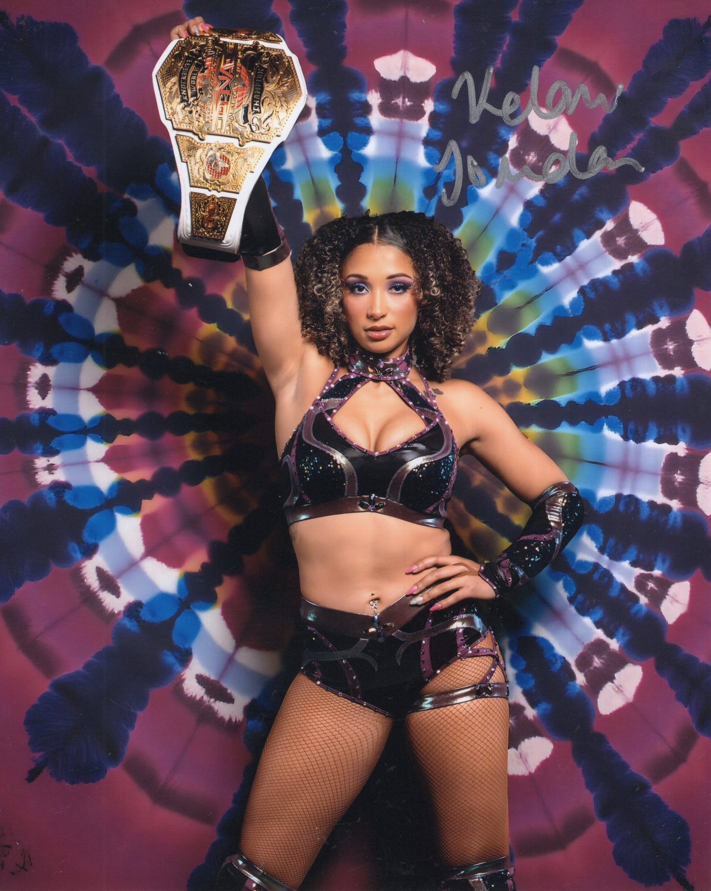 Kelani Jordan (8x10) WWE NXT SEXY photo signed auto autographed