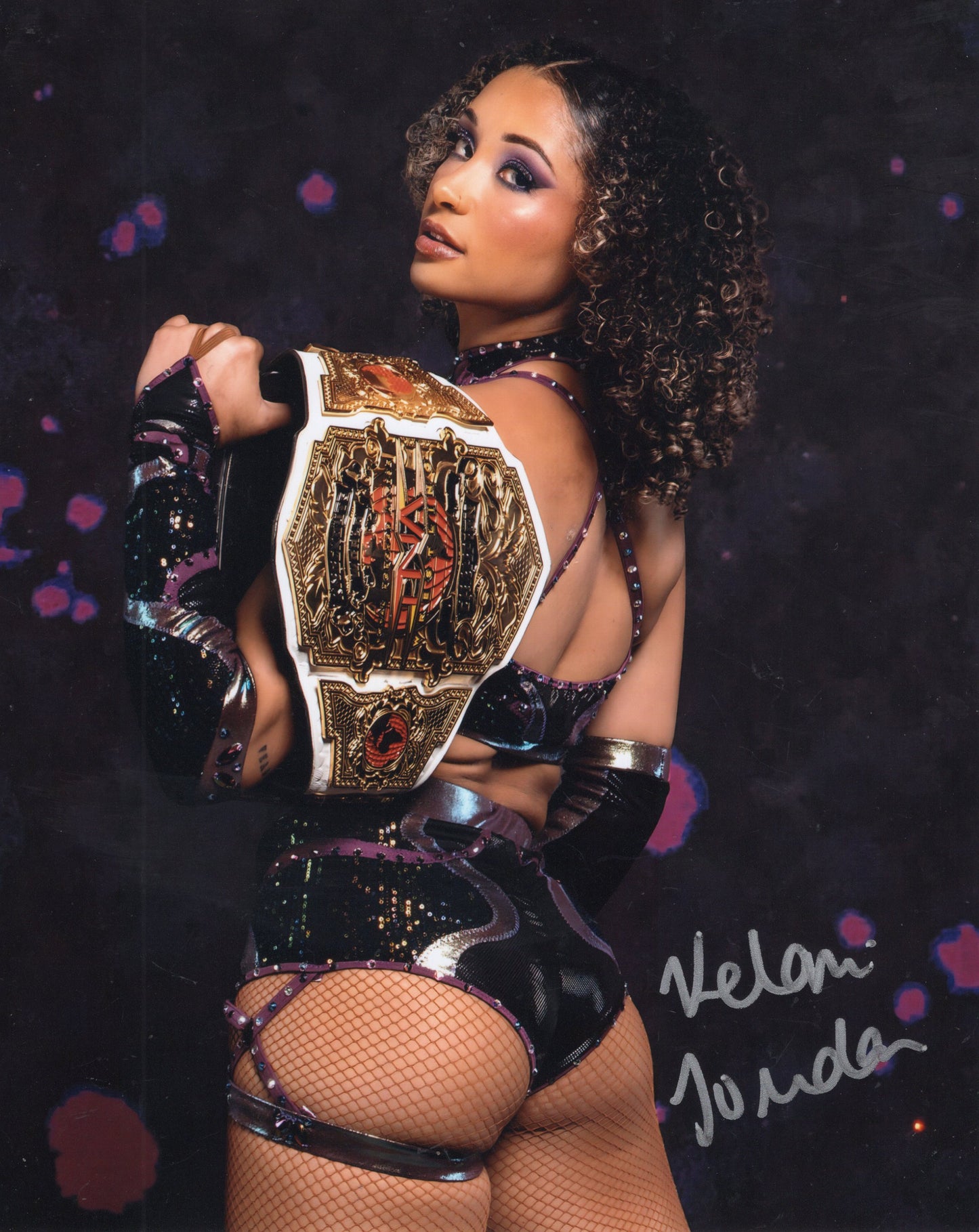Kelani Jordan (8x10) WWE NXT SEXY photo signed auto autographed
