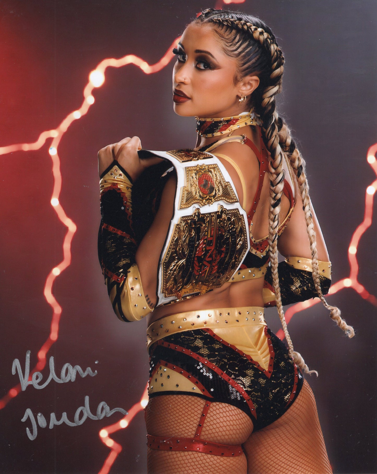 Kelani Jordan (8x10) WWE NXT SEXY photo signed auto autographed