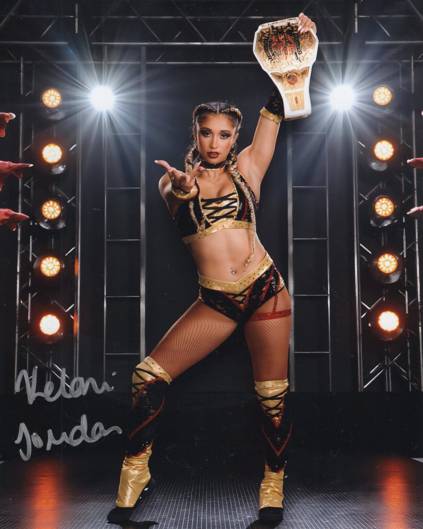 Kelani Jordan (8x10) WWE NXT SEXY photo signed auto autographed