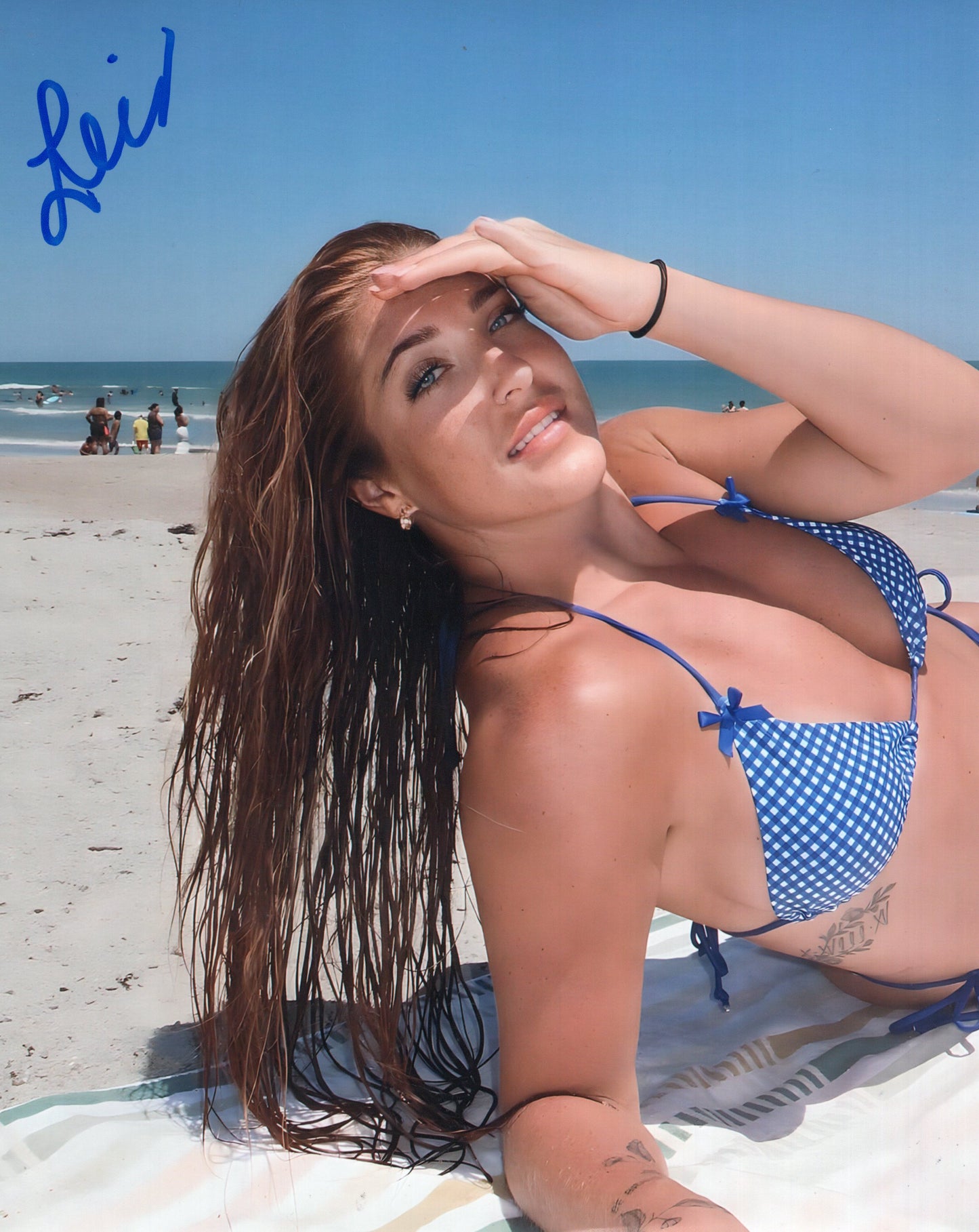 Lainey Reid 8x10 Fatal Influence AEW NXT TNA WWE signed autographed photo