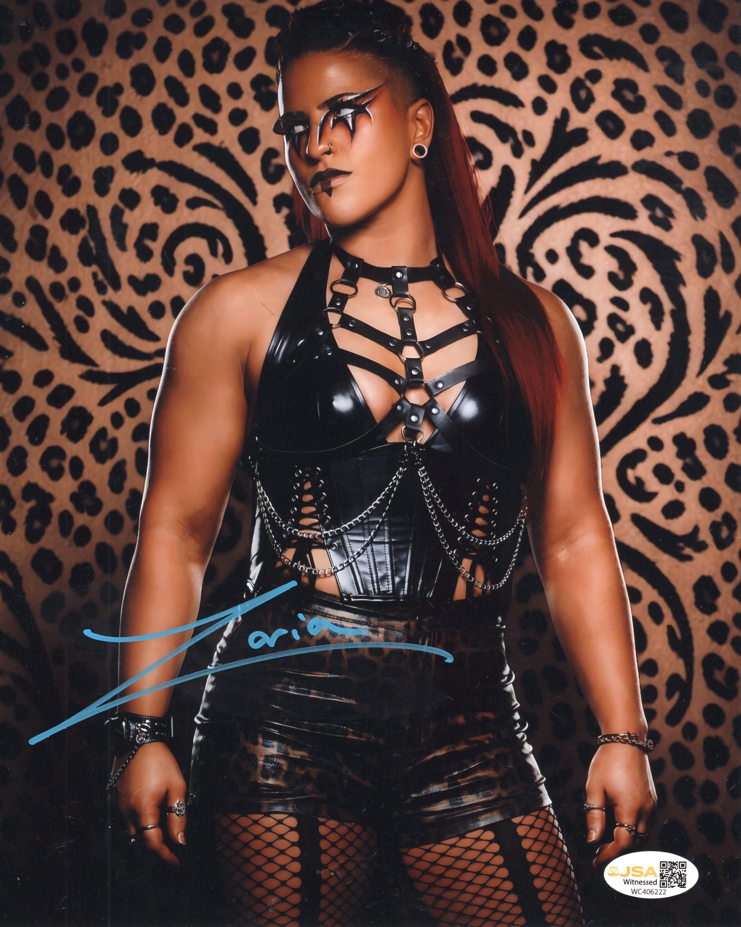 ZARIA (8x10) JSA COA WWE NXT SEXY photo signed auto autographed