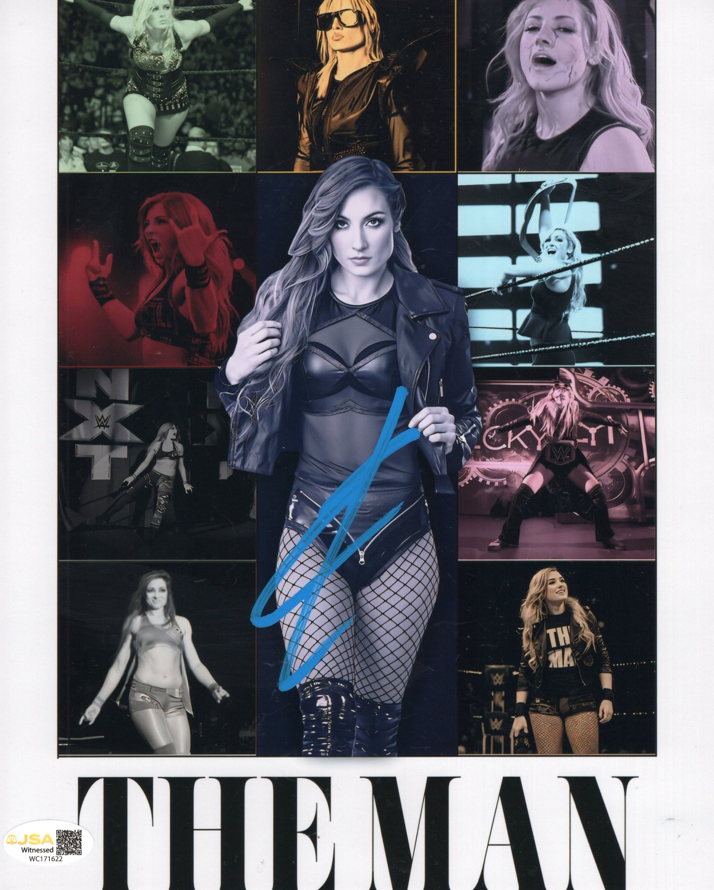 Becky Lynch (8x10 Funhouse metallic) photo signed auto autographed