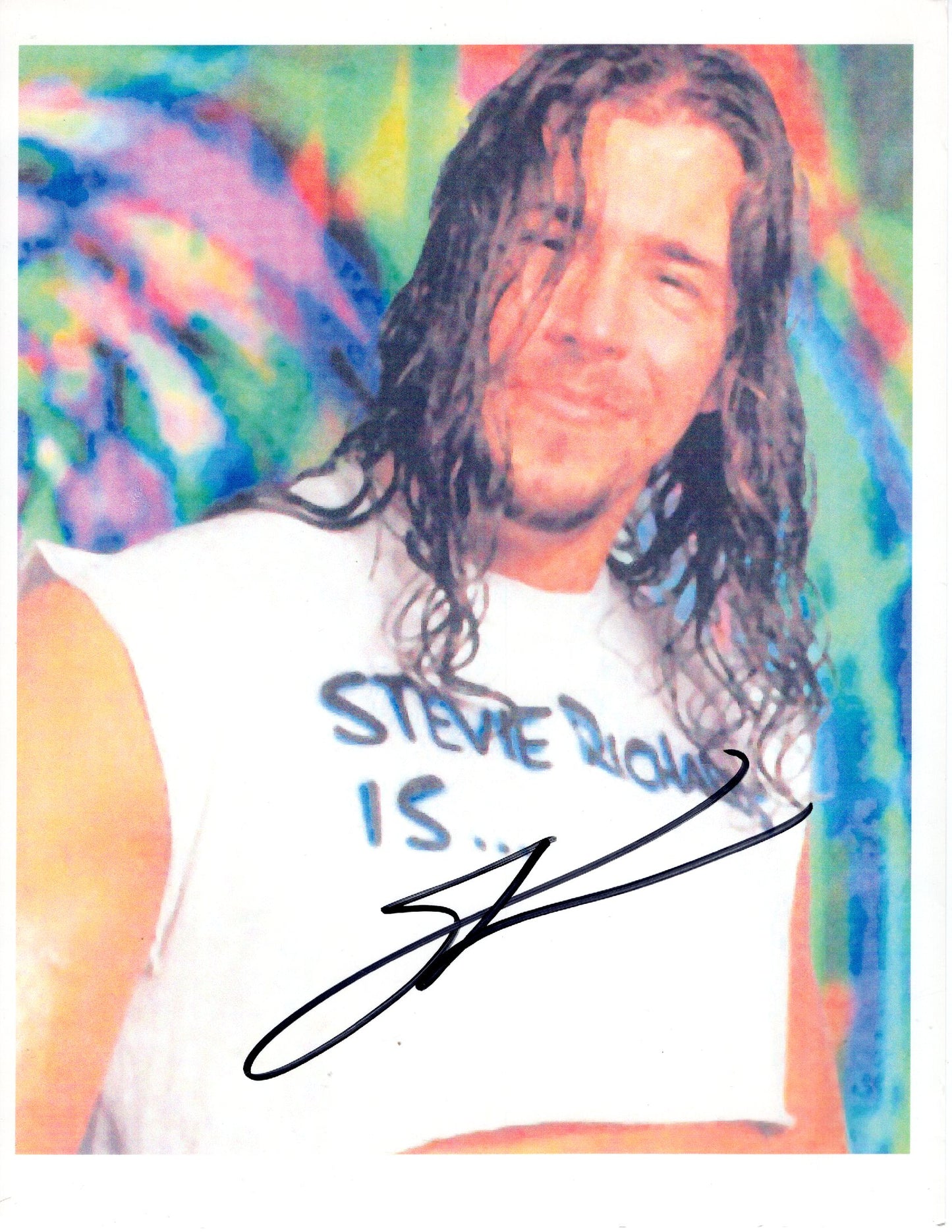 Stevie Richards WCW ECW WWF 8.5x11 photo signed autographed
