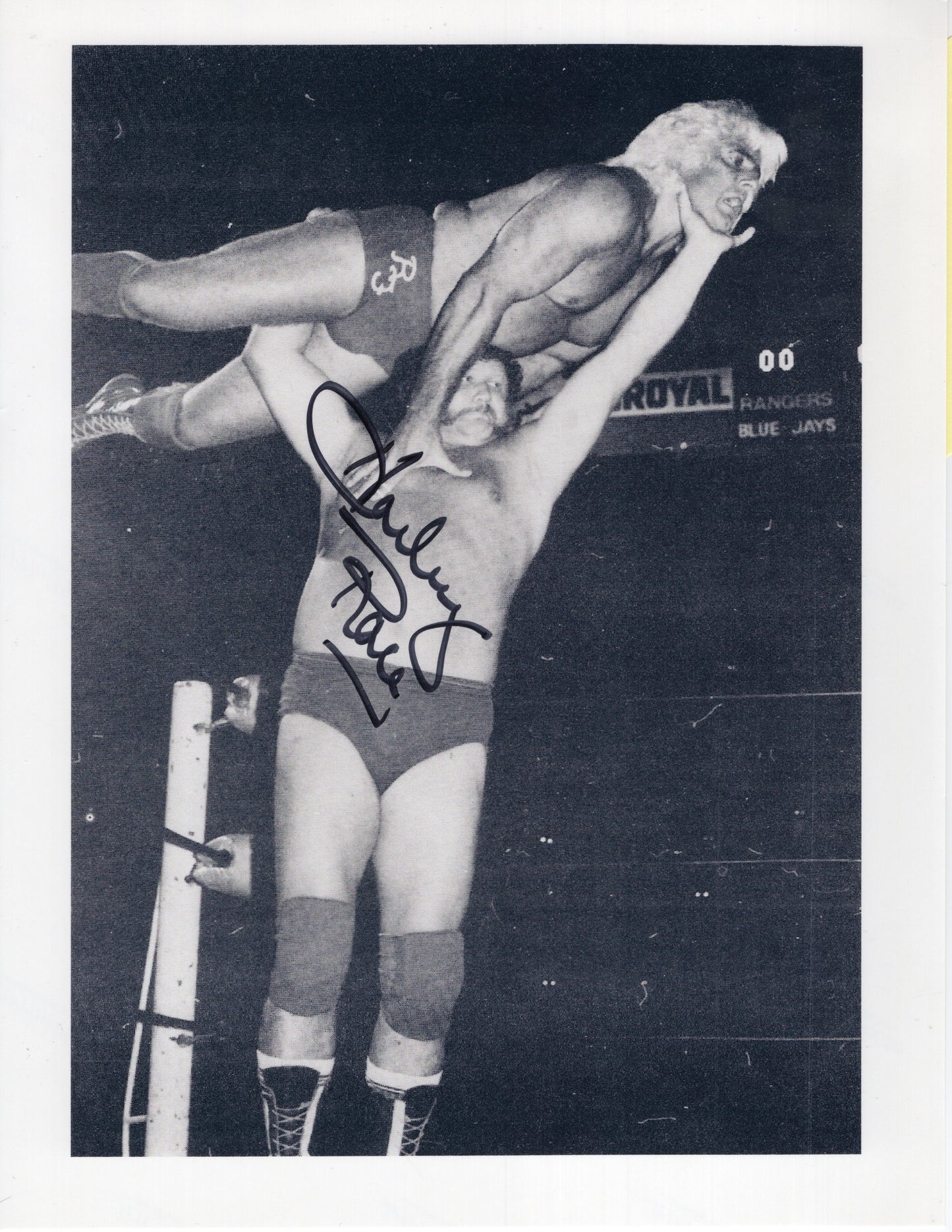 King Harley Race 8.5x11 photo signed autographed