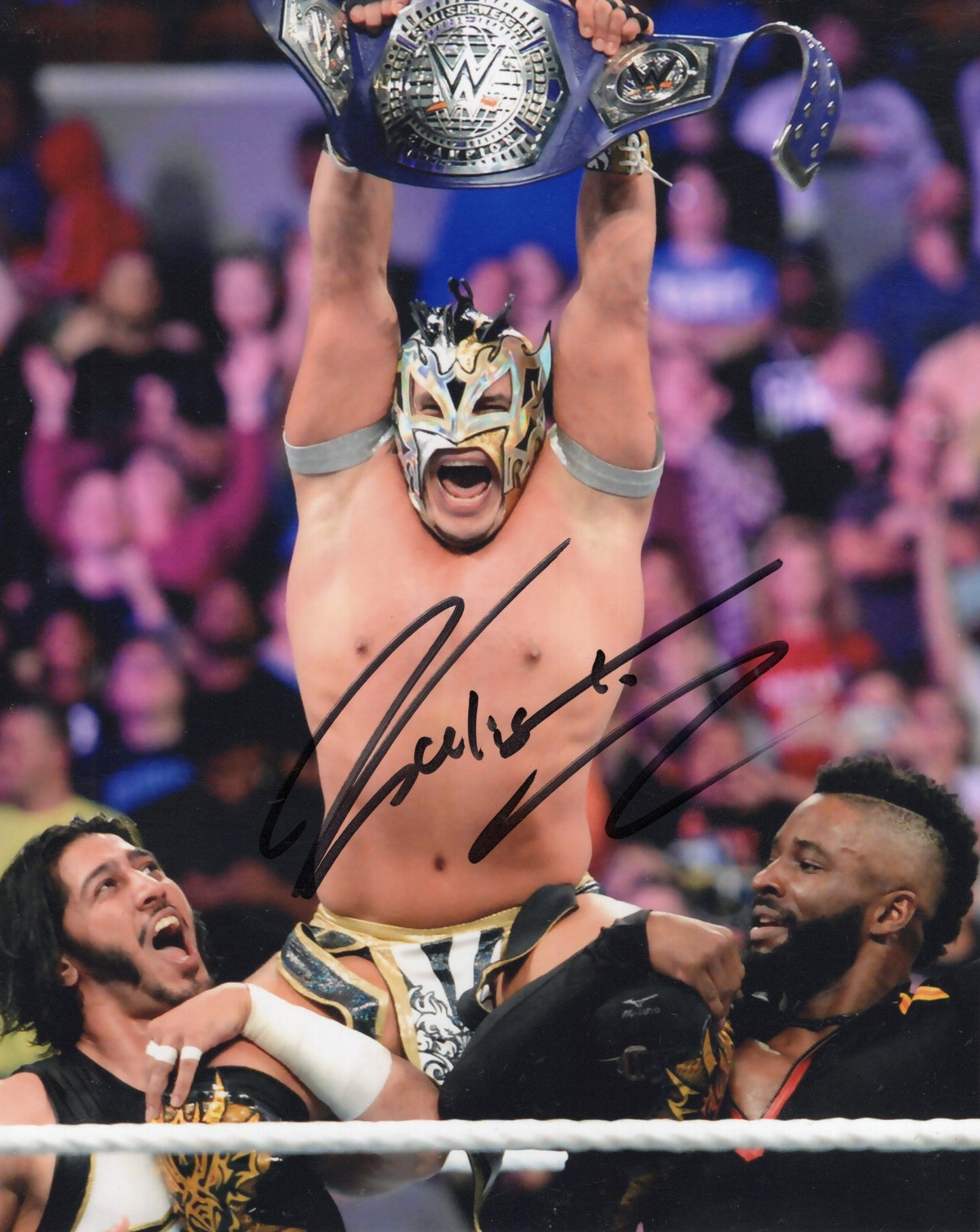 Kalisto Samuray Del Sol (8x10 photo) WWE AEW signed auto autograph