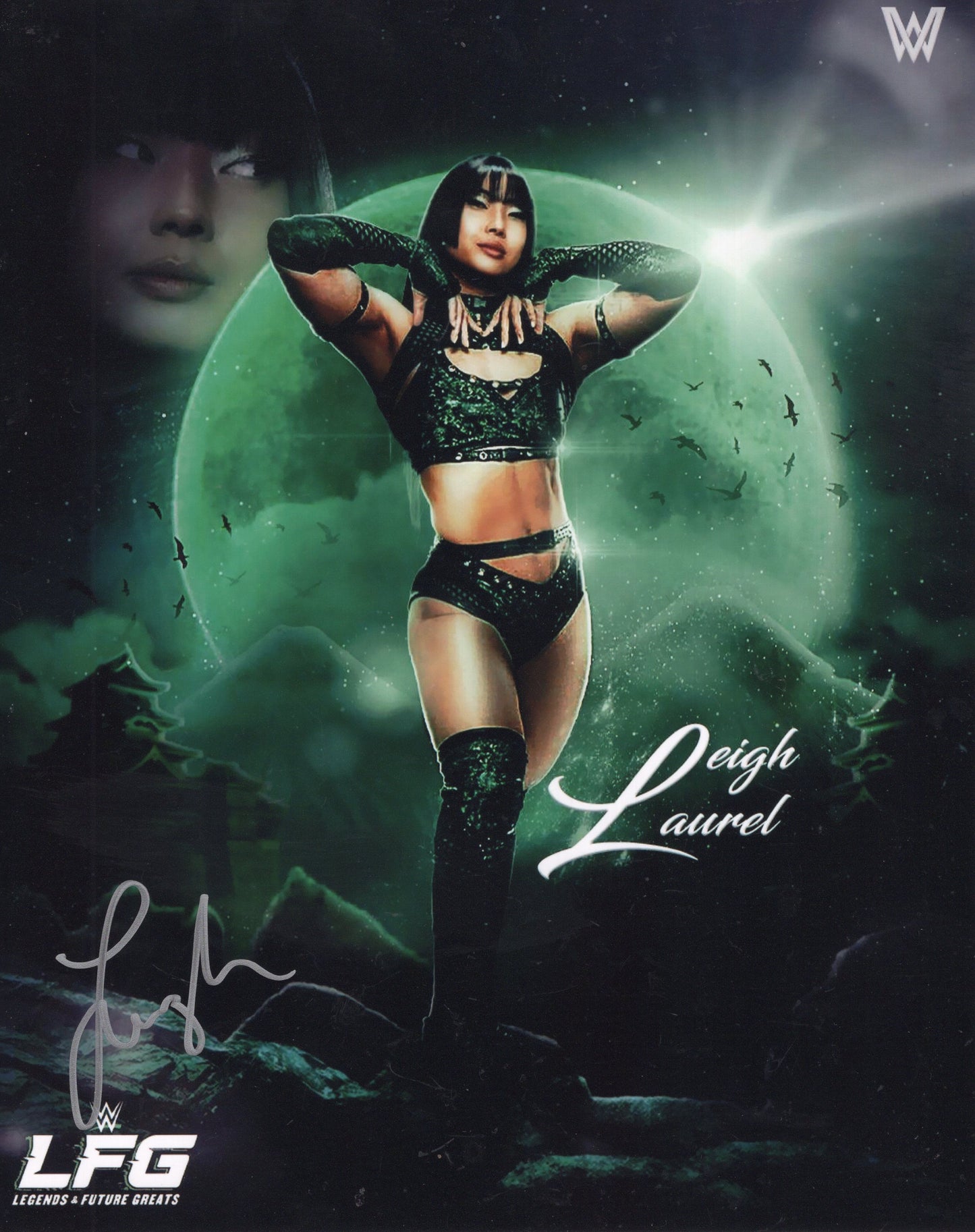 Leigh Laurel NXT WWE 8x10 photo signed auto autographed AEW