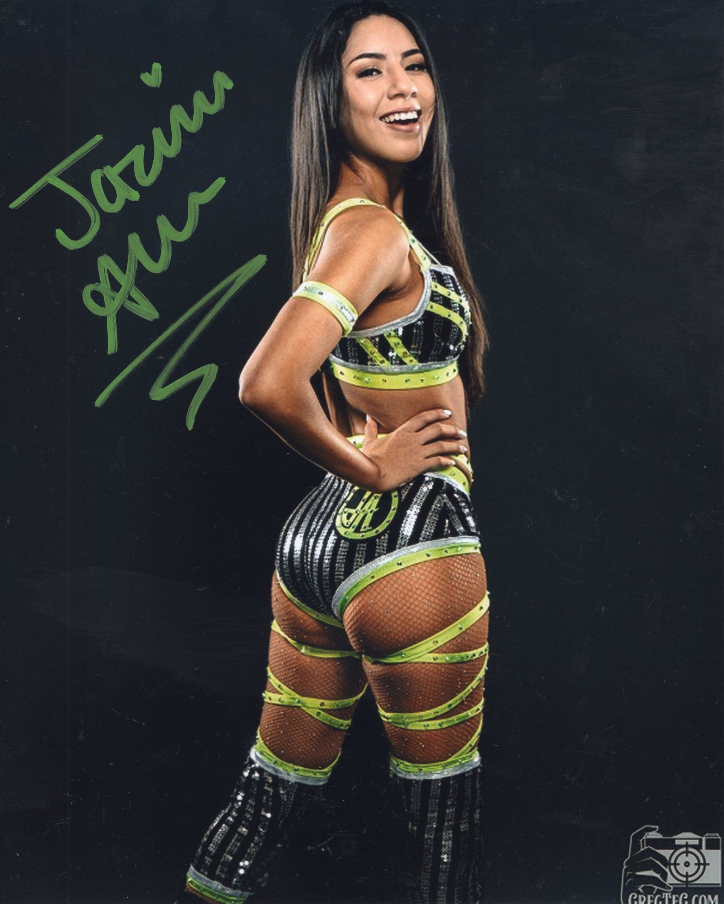 Jazmin Allure (8x10) TNA photo signed auto autographed