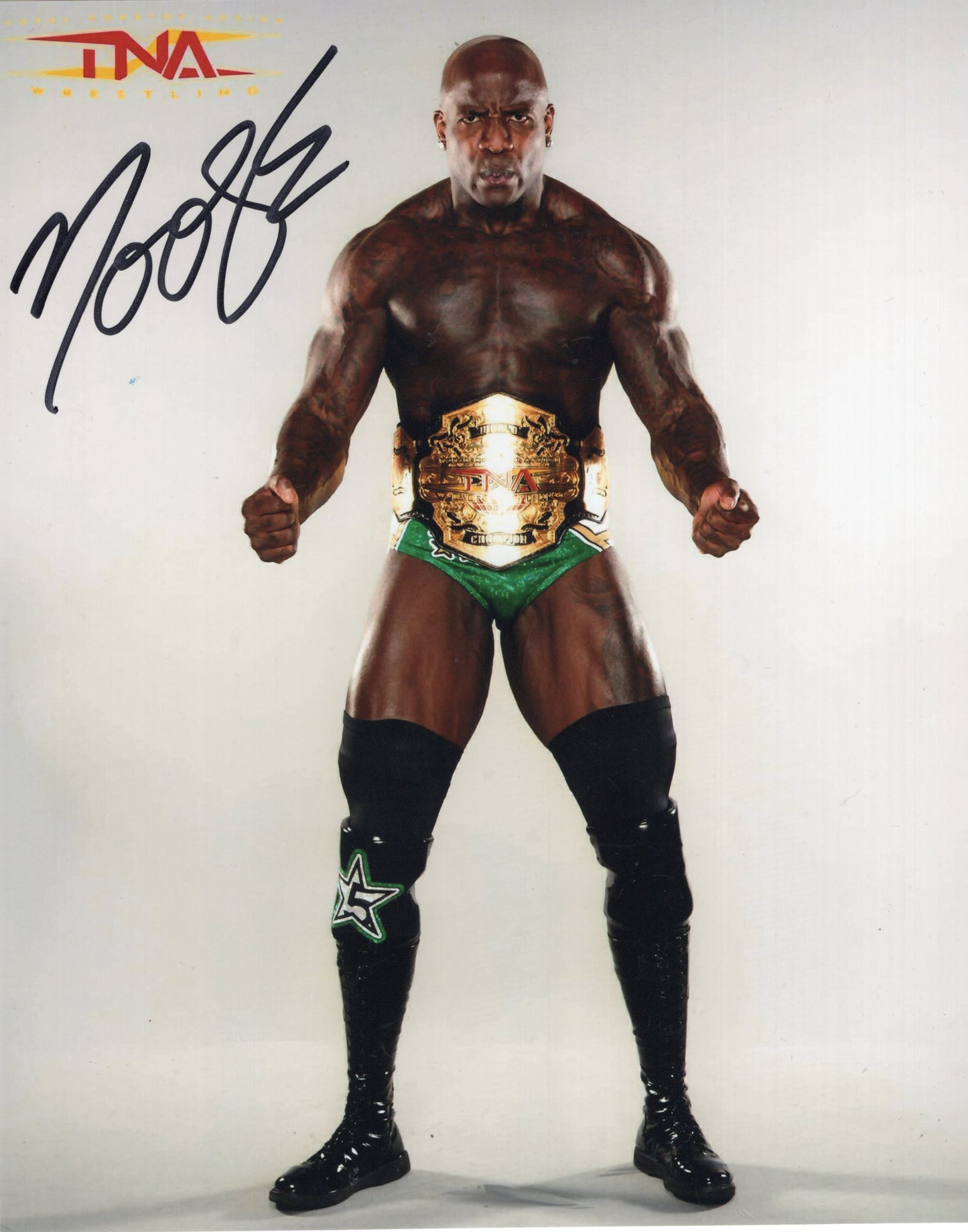 Moose TNA WWE NXT ROH 8x10 photo signed auto autographed