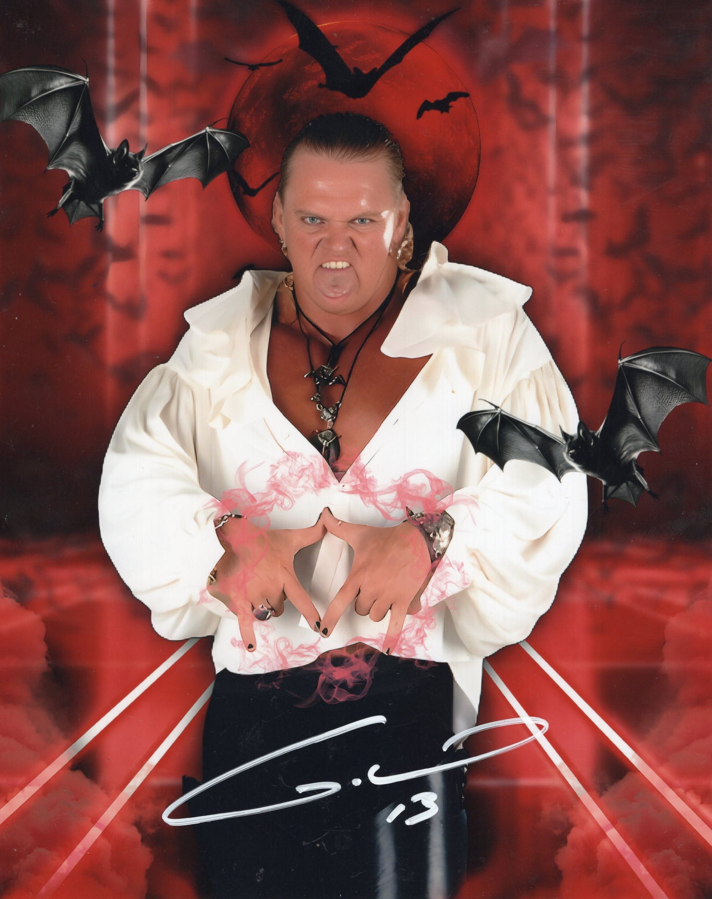 Gangrel WWE WWF (8x10) photo signed auto autographed