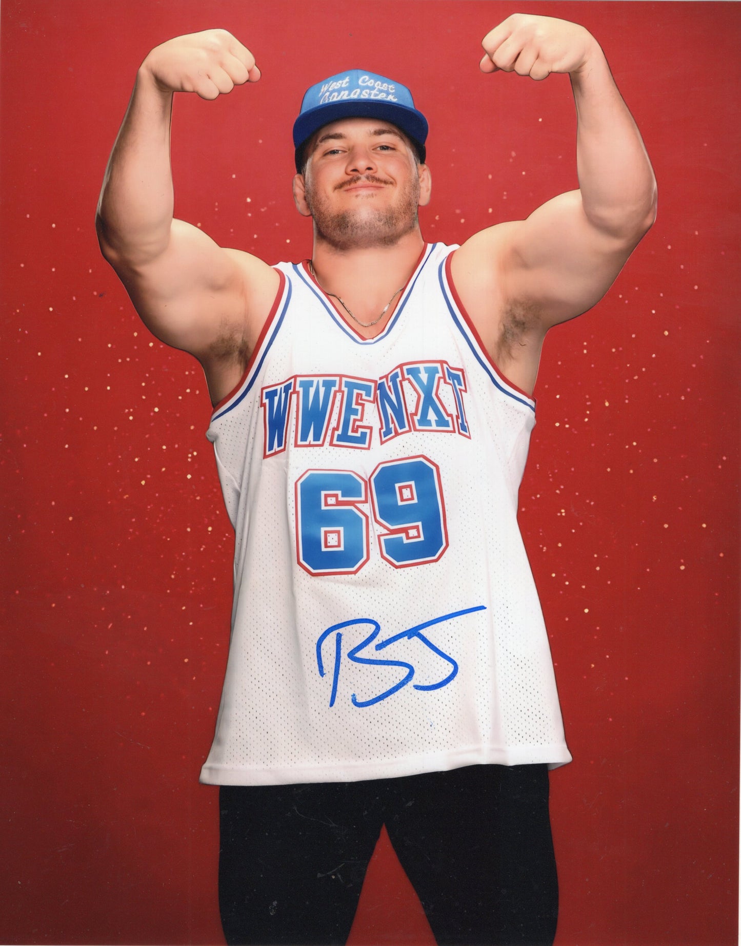 BJ RAY WWE 8x10 photo signed auto autographed LFG NXT