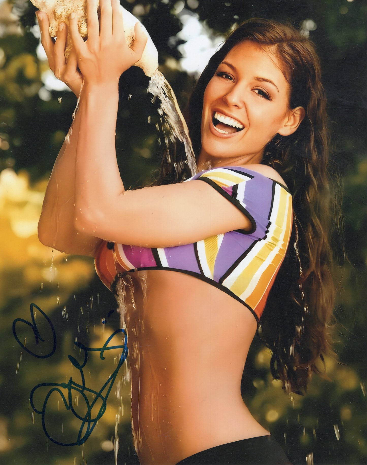 Joy Giovanni 8x10 photo signed auto autographed wwf sexy diva wwe