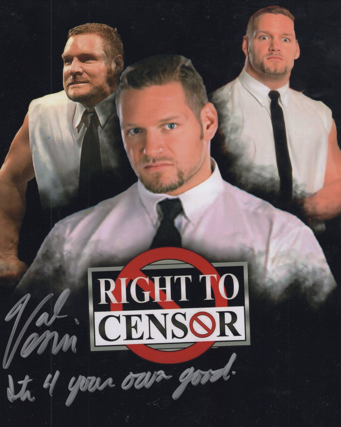 Val Venis 8x10 photo signed auto autographed WWE WWF inscription