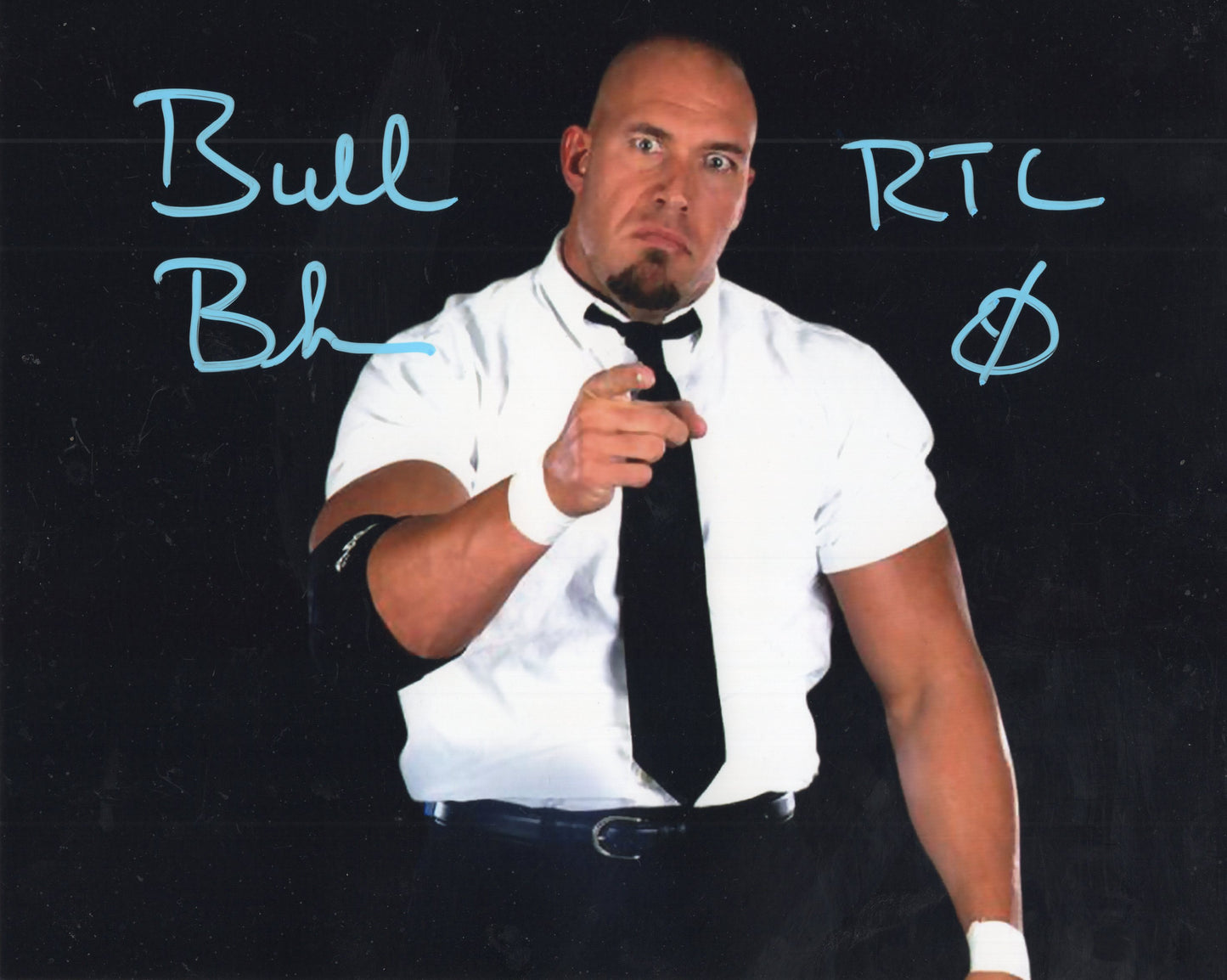 Bull Buchanan 8x10 photo signed auto autographed WWE WWF