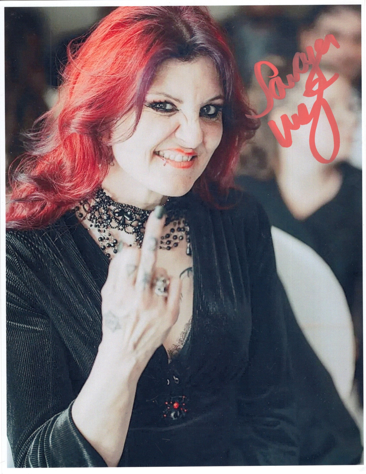 Saraya Knight 8.5x11 photo signed autographed
