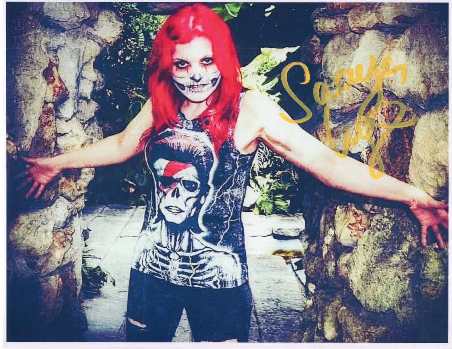 Saraya Knight 8.5x11 photo signed autographed