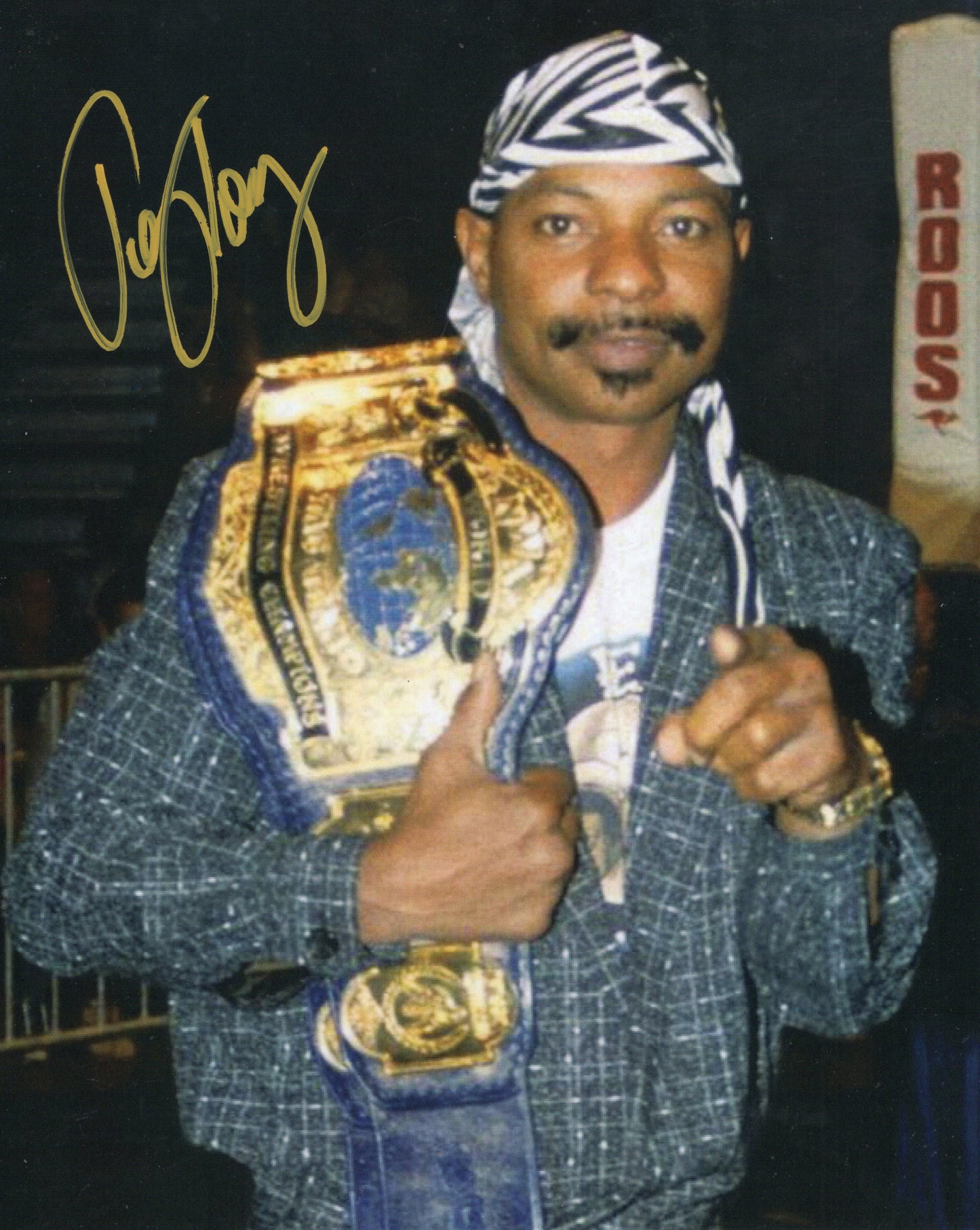 Theordore R. Long Teddy Long WWF WCW 8x10 photo signed auto autographed