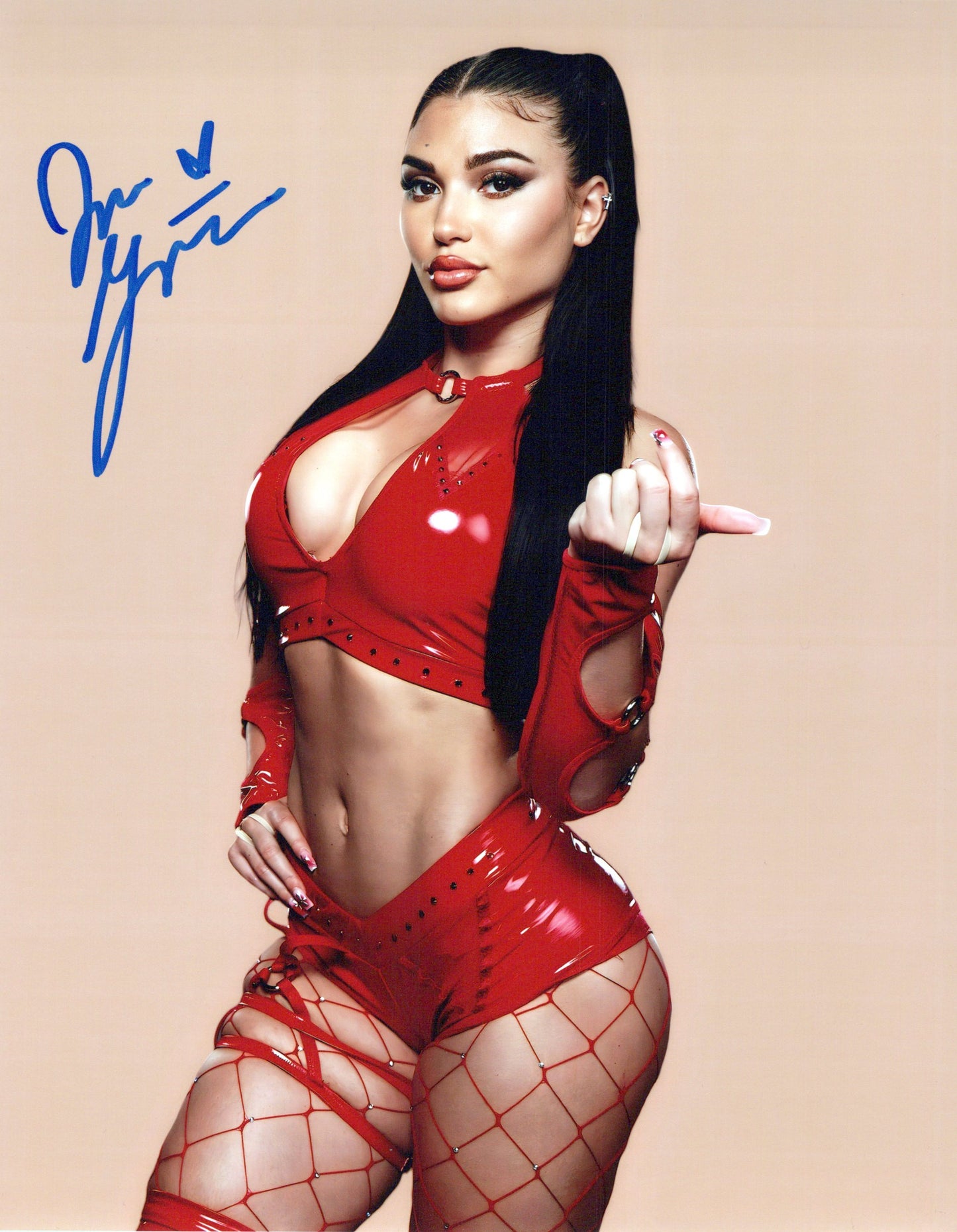 Jazmyn Nyx Jade Gentile (8x10) WWE NXT photo signed auto autographed
