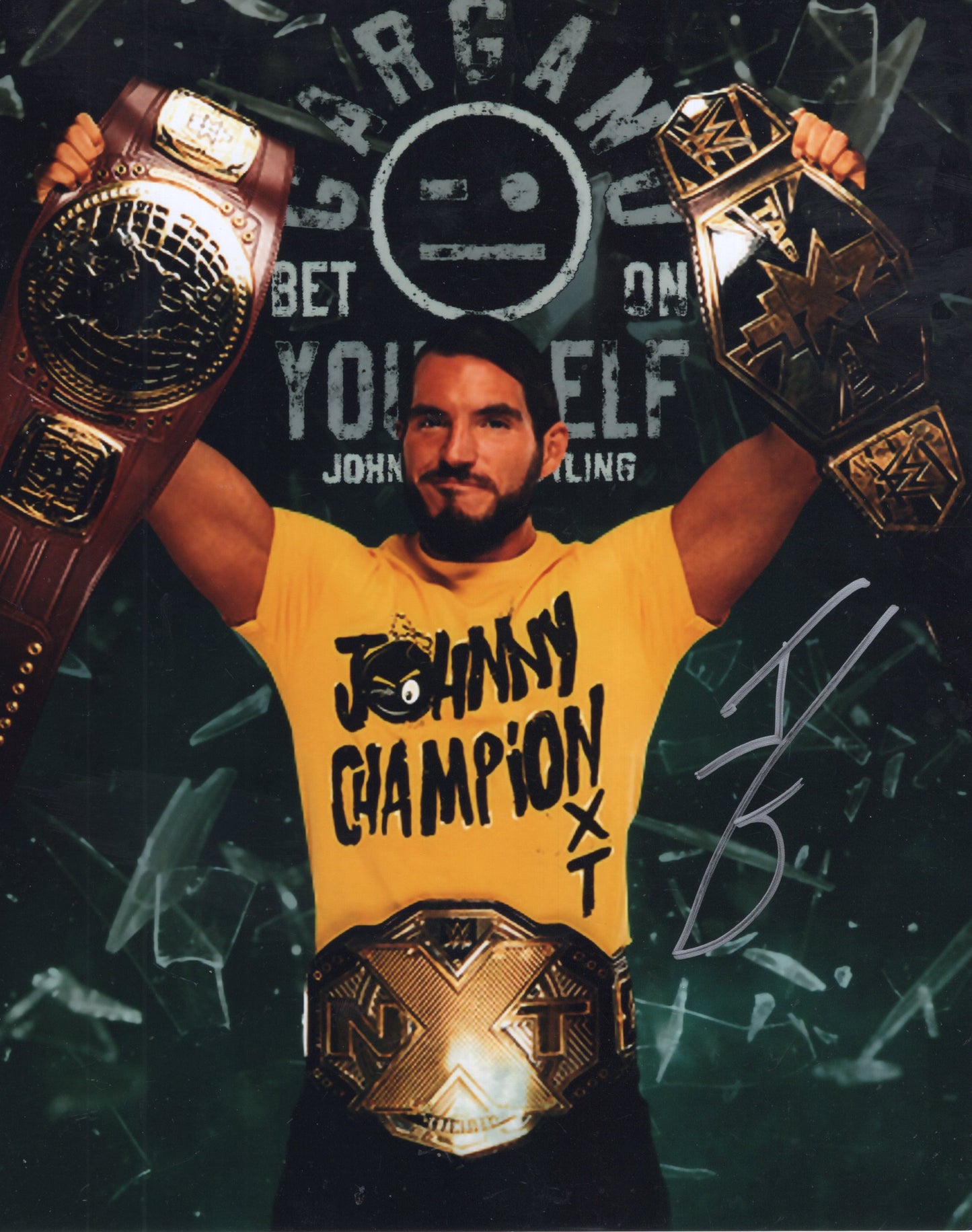 Johnny Gargano WWE NXT CZW ECW 8x10 photo signed auto autograph