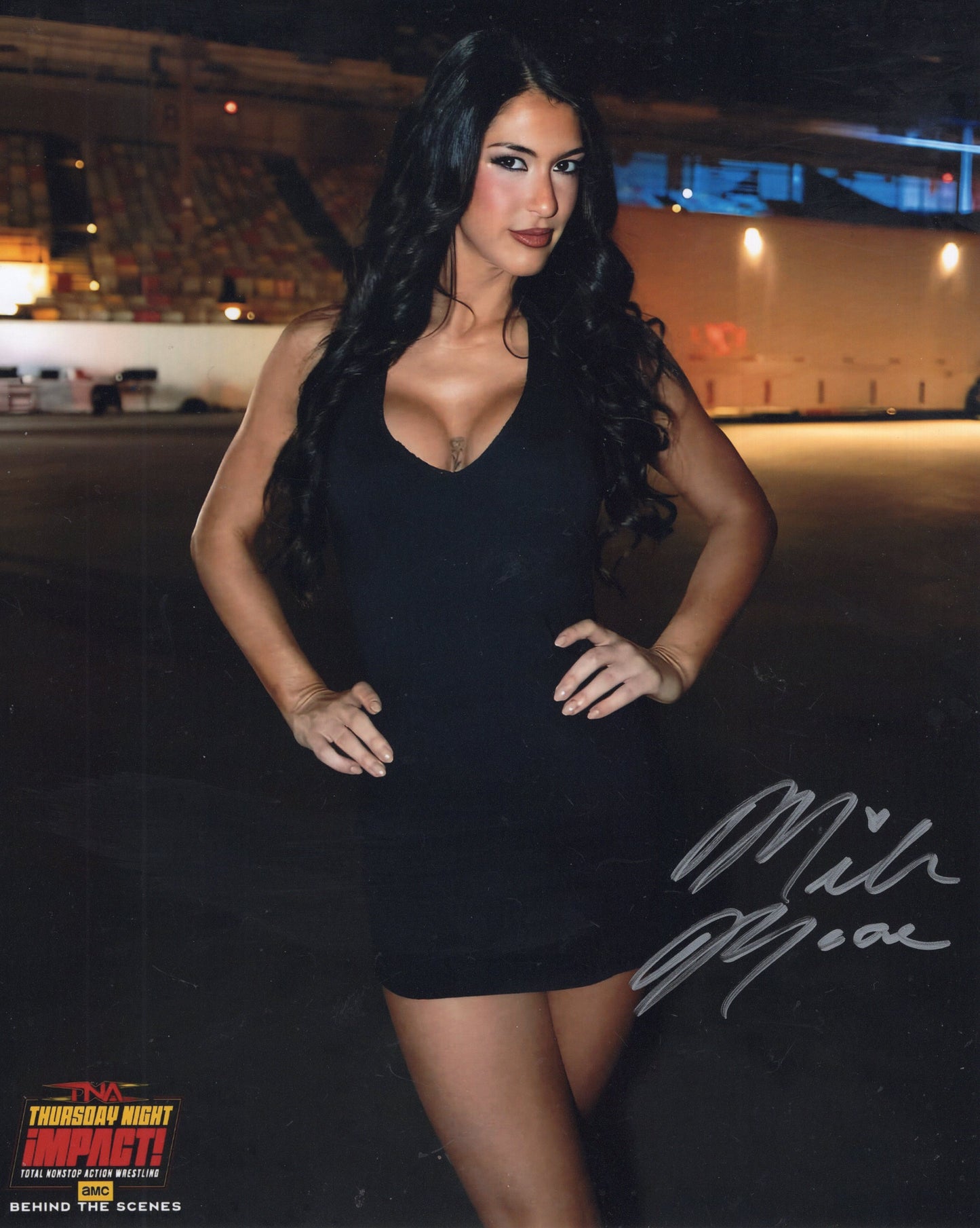 Mila Moore (8x10) photo signed auto autographed TNA