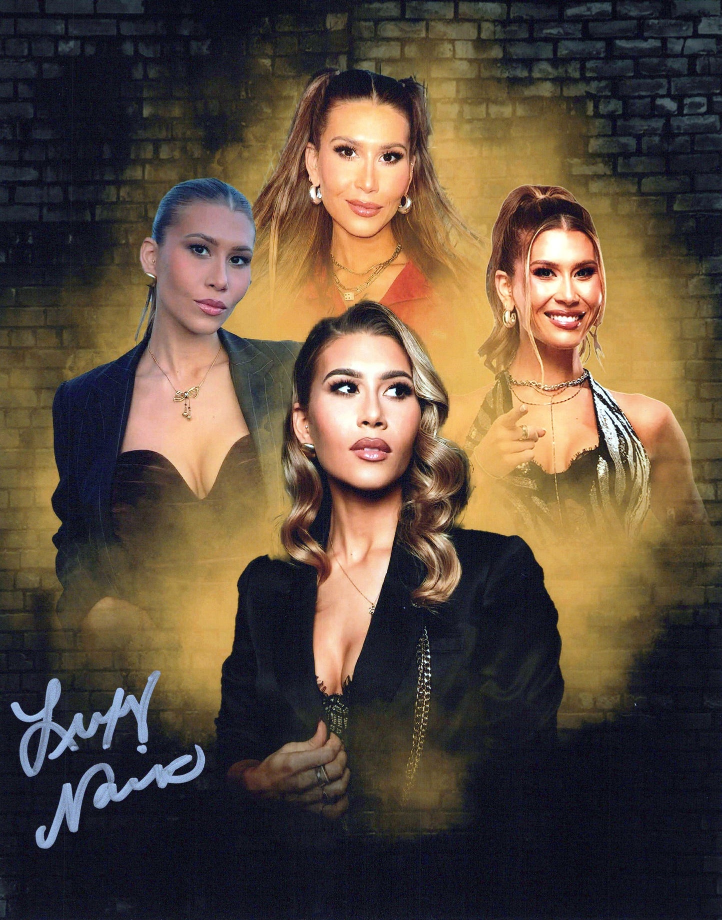 Lexy Nair (8x10) AEW photo signed auto autographed