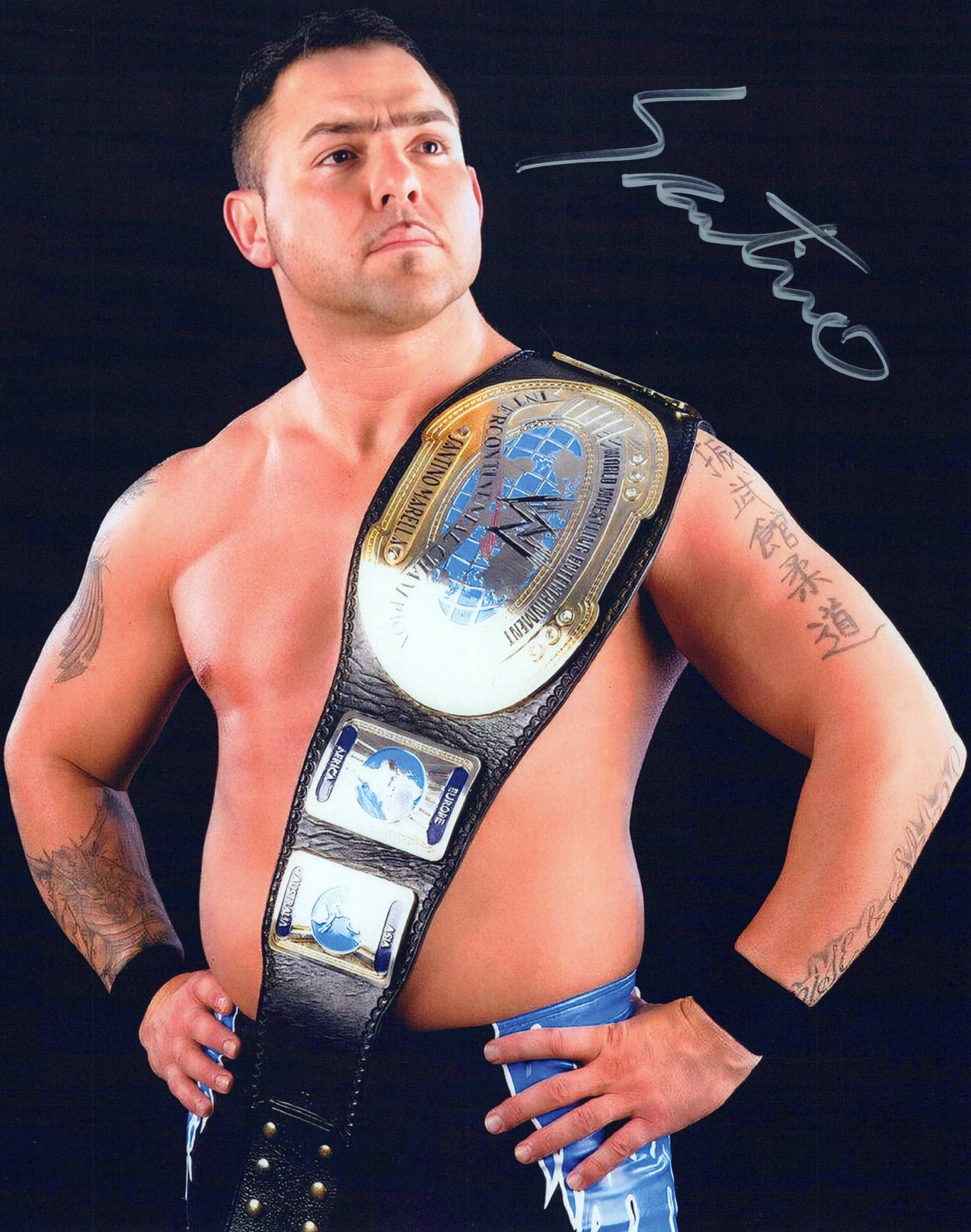 Santino Marella TNA WWE WWF (8x10) photo signed auto autographed