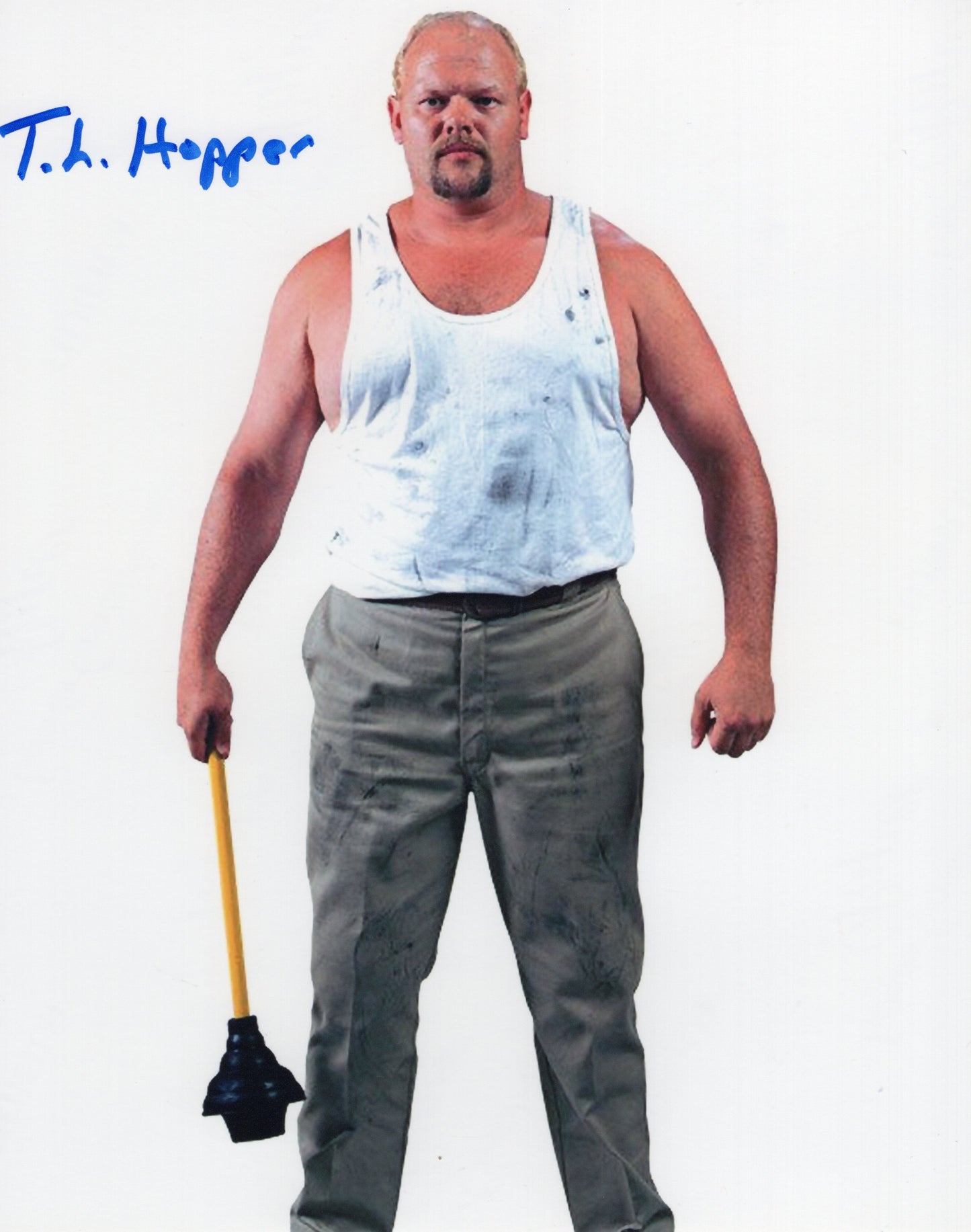 TL Hopper WWF Rare 8x10 photo signed auto autographed