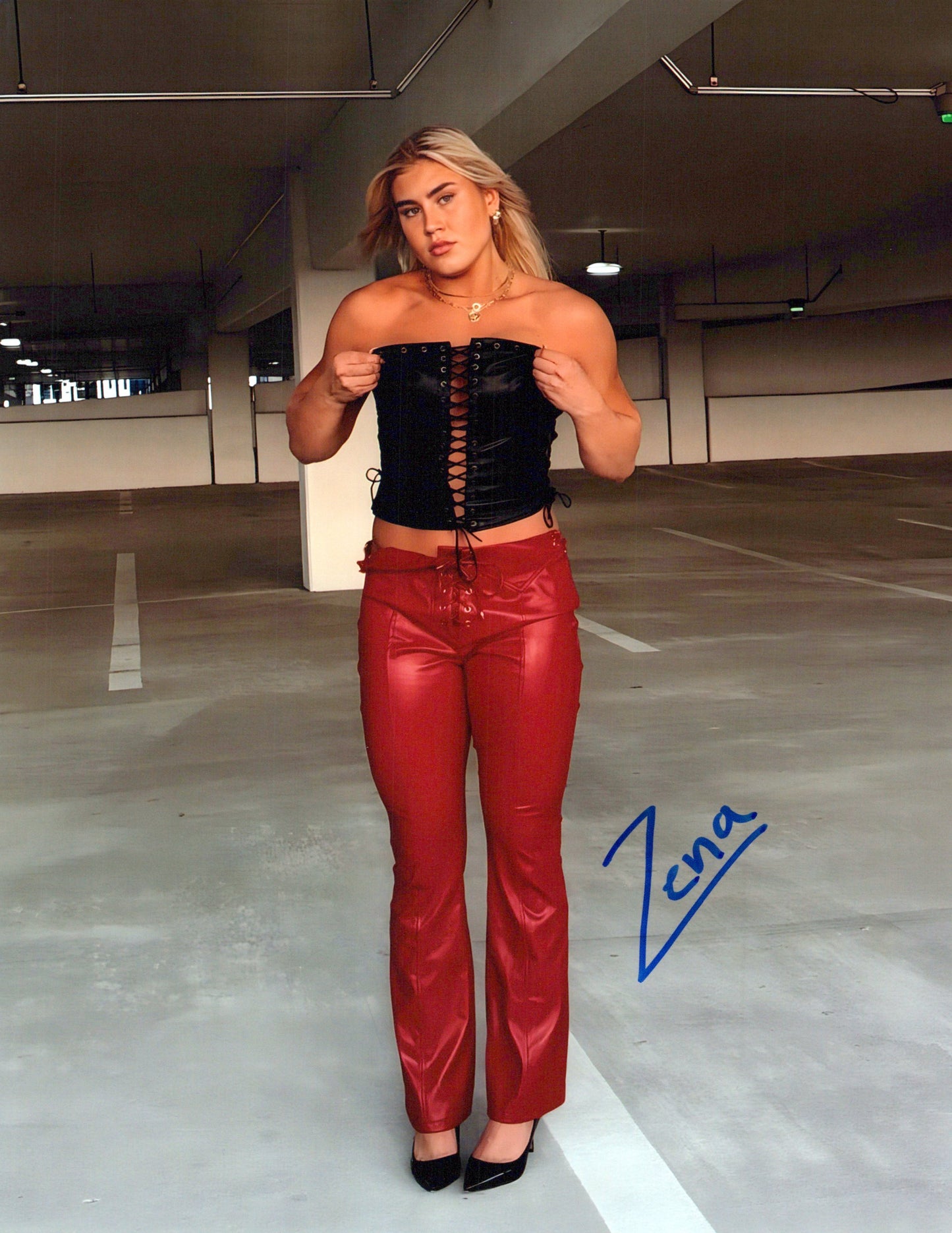 Zena Sterling LFG (8x10) WWE NXT photo signed auto autographed
