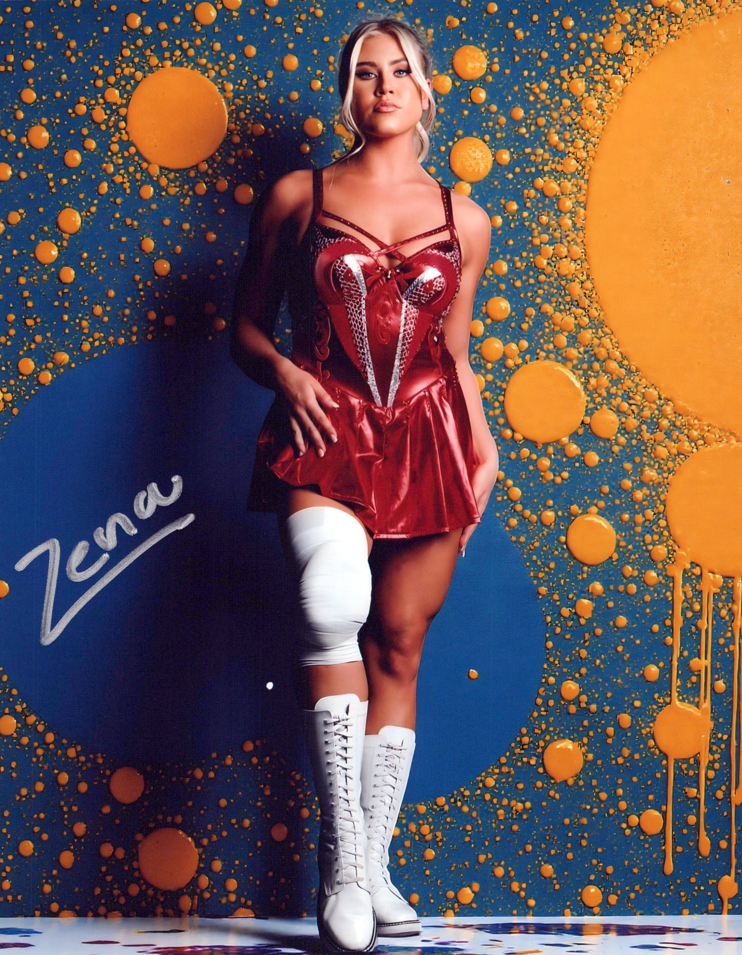 Zena Sterling LFG (8x10) WWE NXT photo signed auto autographed