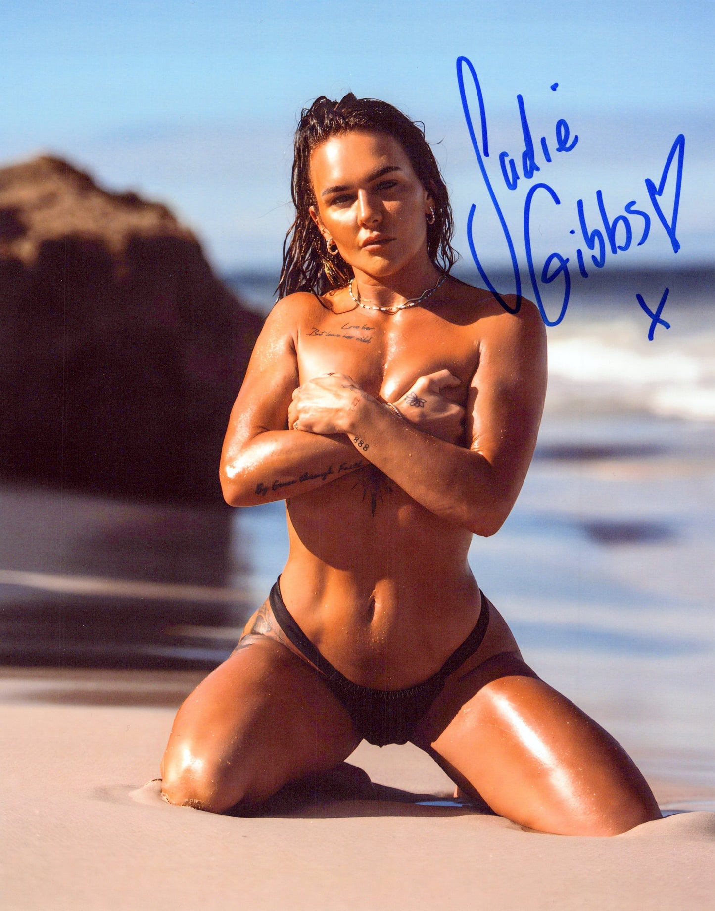 Sadie Gibbs (8x10) WWE NXT AEW photo signed auto autographed