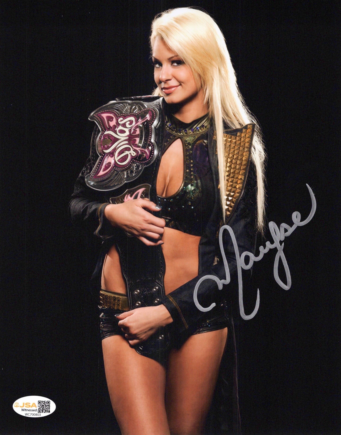 Maryse JSA COA (8x10) WWE photo signed auto autographed