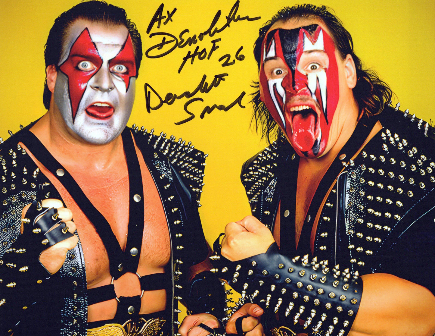 Demolition Ax Smash WWF WWE 8x10 photo signed auto autographed