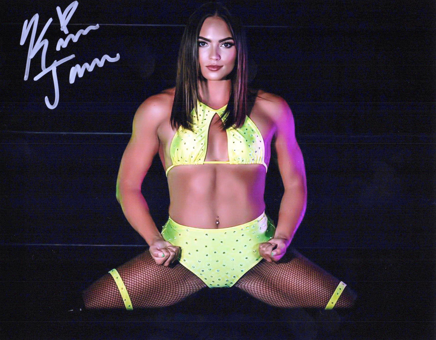 Kiana James (8x10) Funhouse photo signed auto autographed WWE NXT
