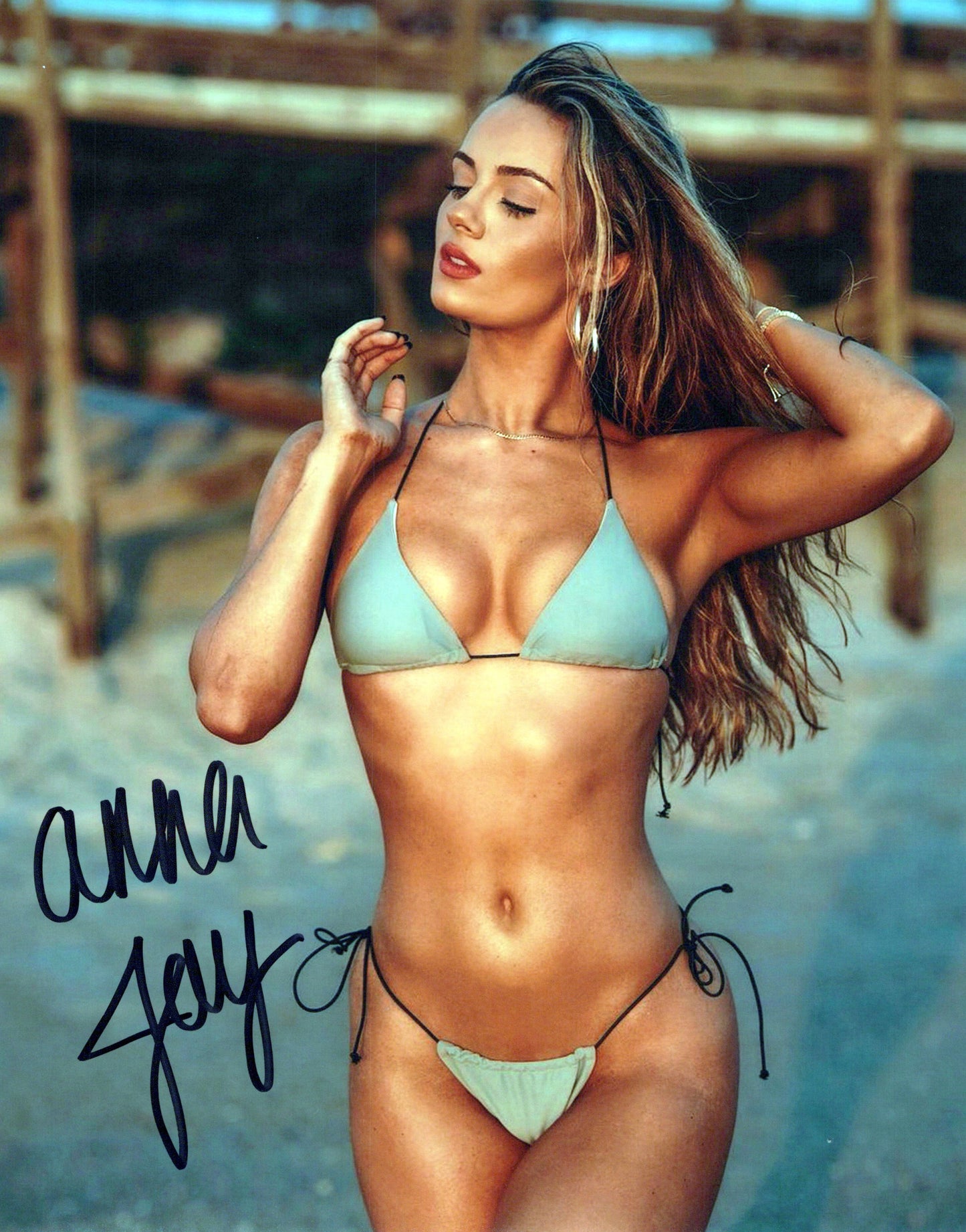 Anna Jay signed (8x10) photo AEW auto autographed