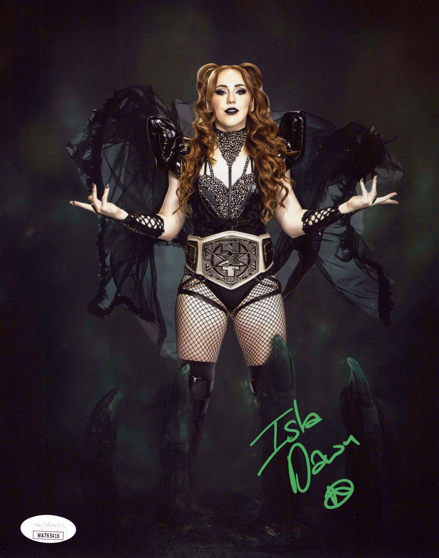 Isla Dawn (metallic 8x10) JSA certed photo signed auto autographed NXT WWE