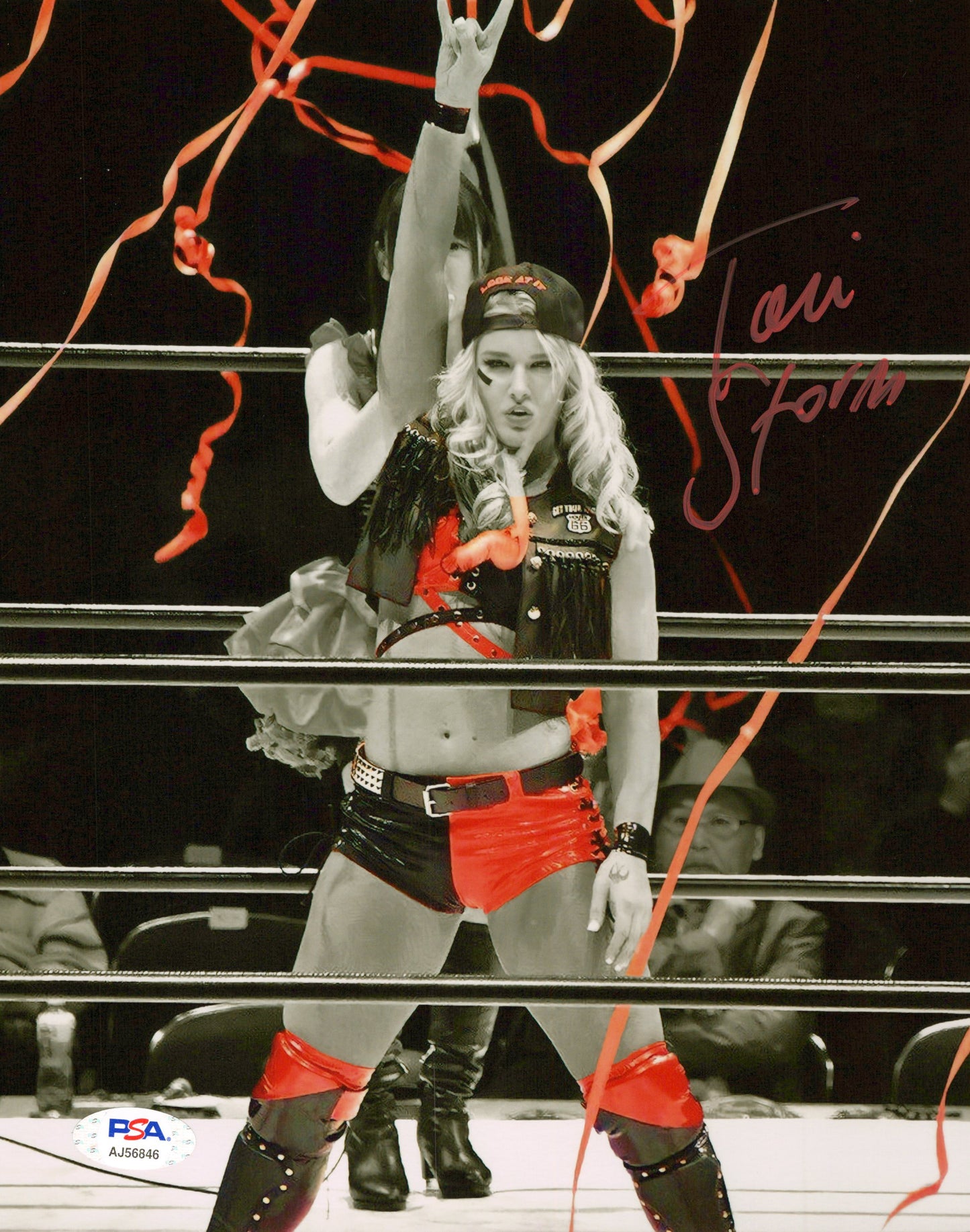 Toni Storm (8x10 metallic) funhouse AEW photo signed auto autographed