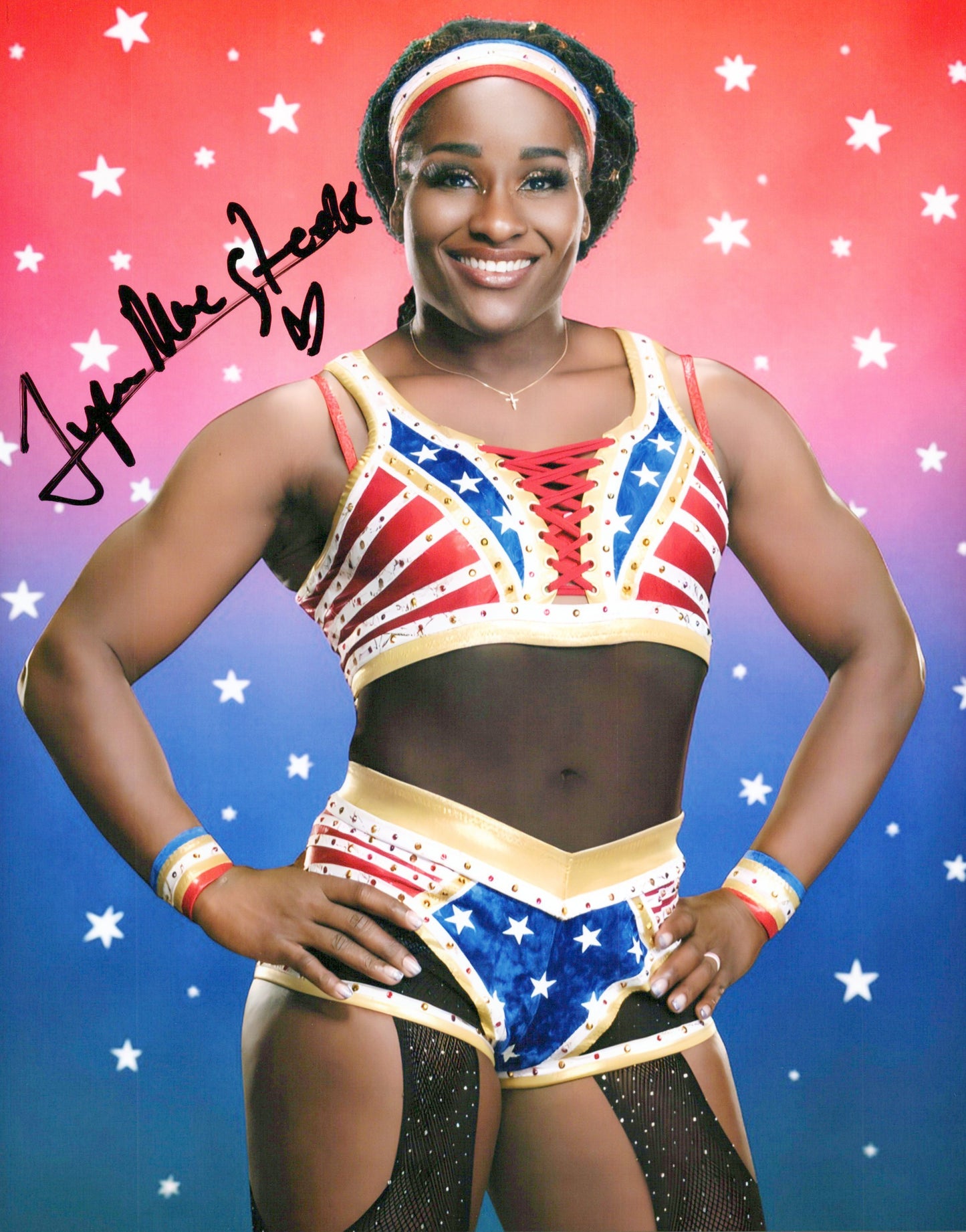 Tyra Mae Steel (8x10) photo NXT WWE EVOLVE signed auto autographed LFG