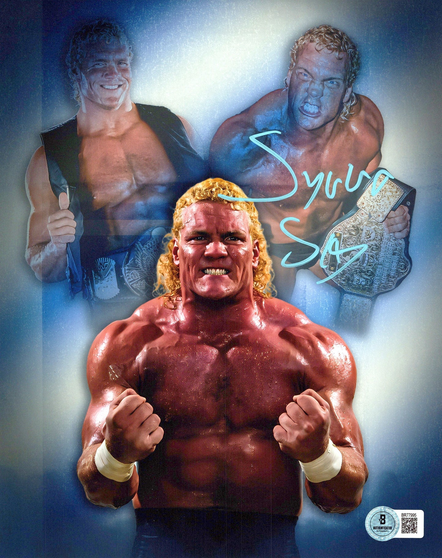 Sid Vicious Sid Justice Sycho Sid BAS COA WCW WWF (8x10 photo) signed auto autographed