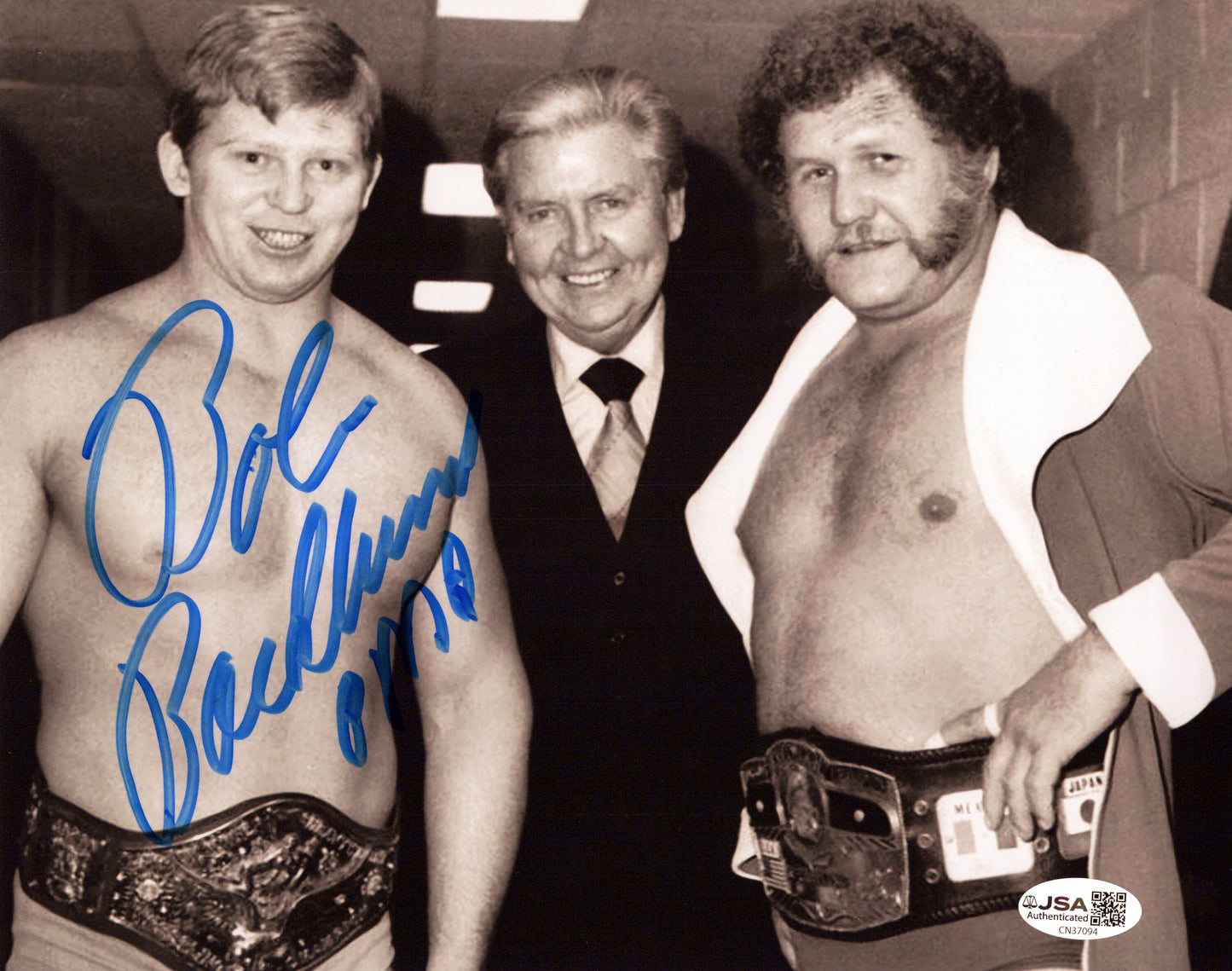 Bob Backlund (8x10) JSA COA WWF photo signed auto autographed