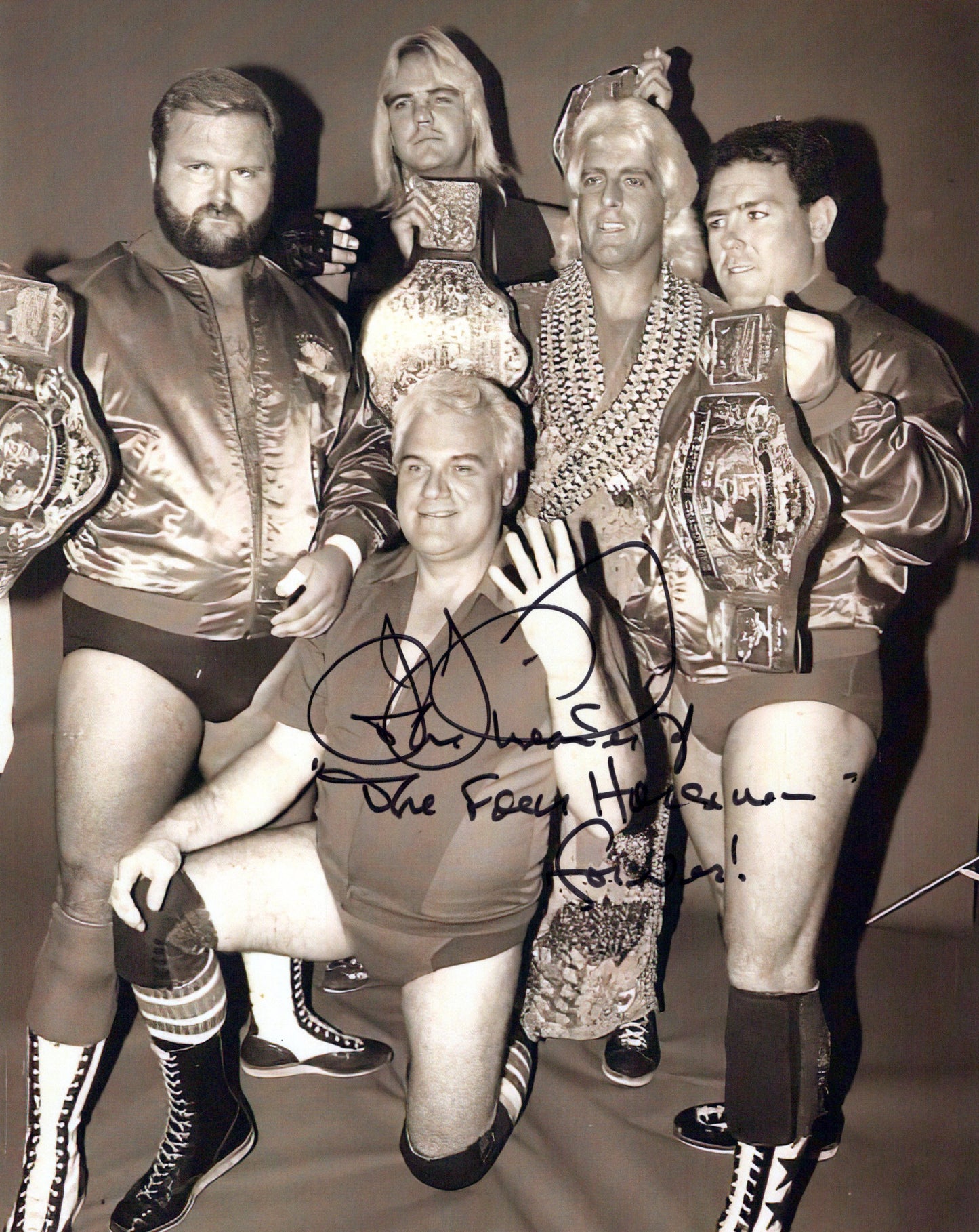 JJ Dillon inscribed 8x10 photo signed auto autographed WCW NWA