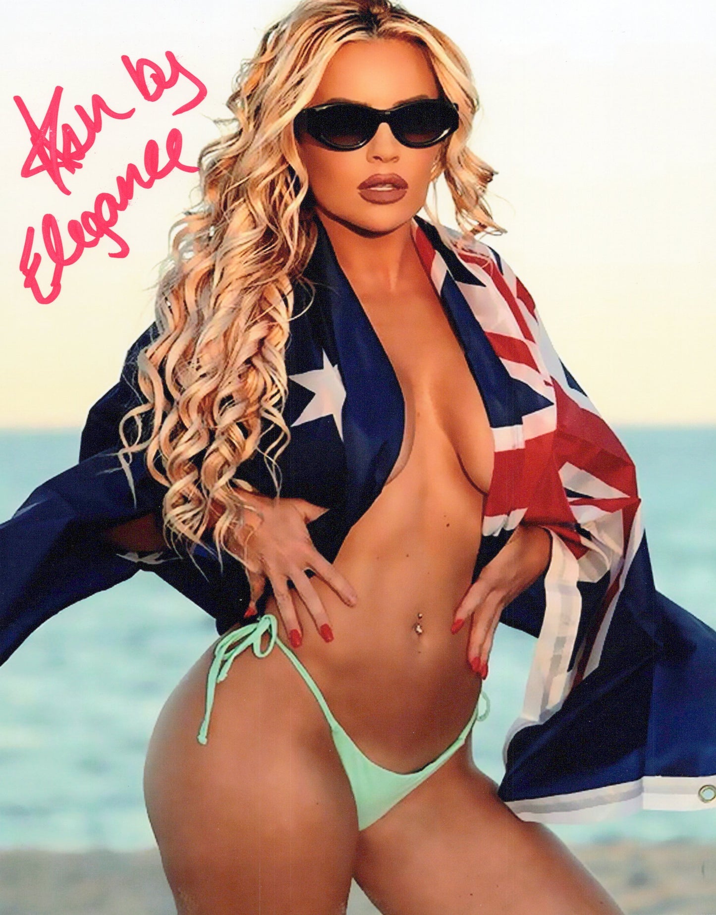 Dana Brooke Ash By Elegance (8x10) photo signed auto autographed TNA IMPACT WWE