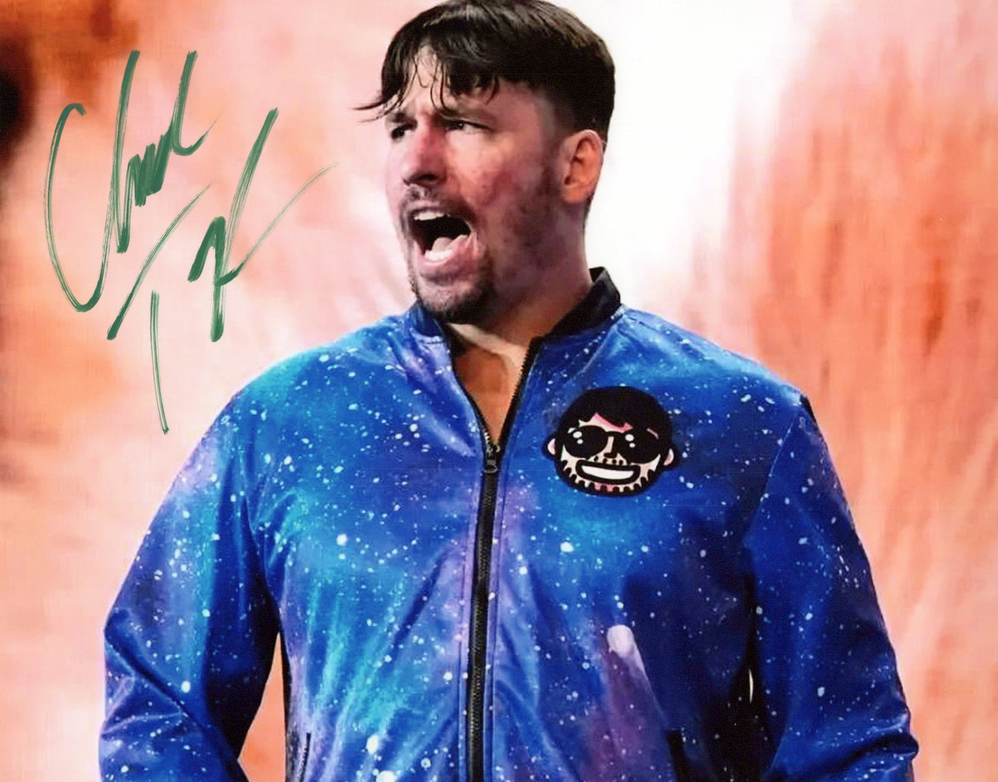 Chuck Taylor signed (8x10) photo AEW ROH TNA auto autographed